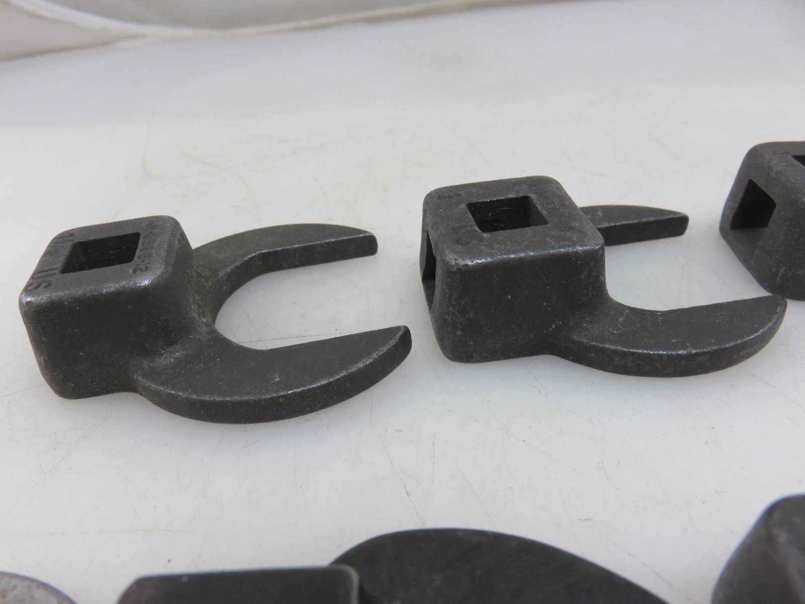 Snap-On Mixed Set Crowfoot Wrench Set 12pc Set 3/8″Dr. 3/8″-1-1/8″ Vintage USA