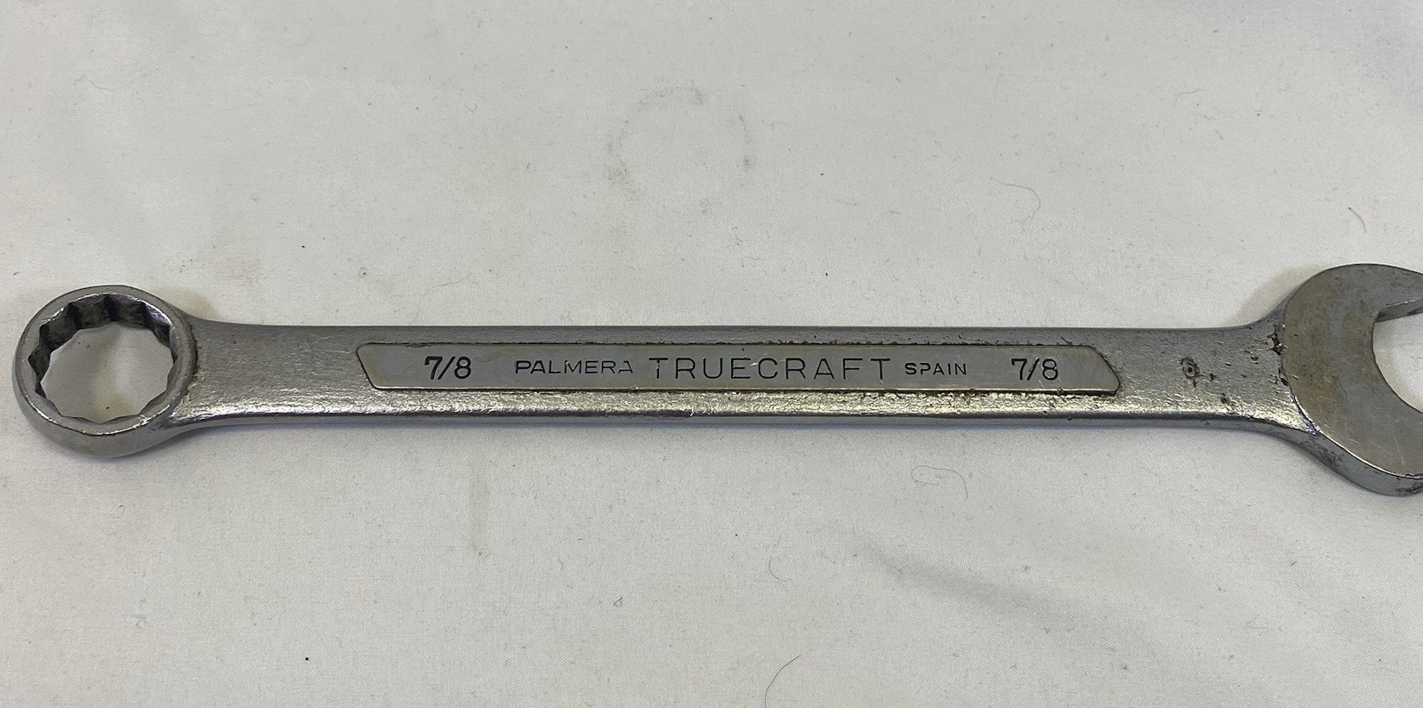 Truecraft 7/8” Combination 12 Point Wrench Made In Spain Chrome Vanadium B109B