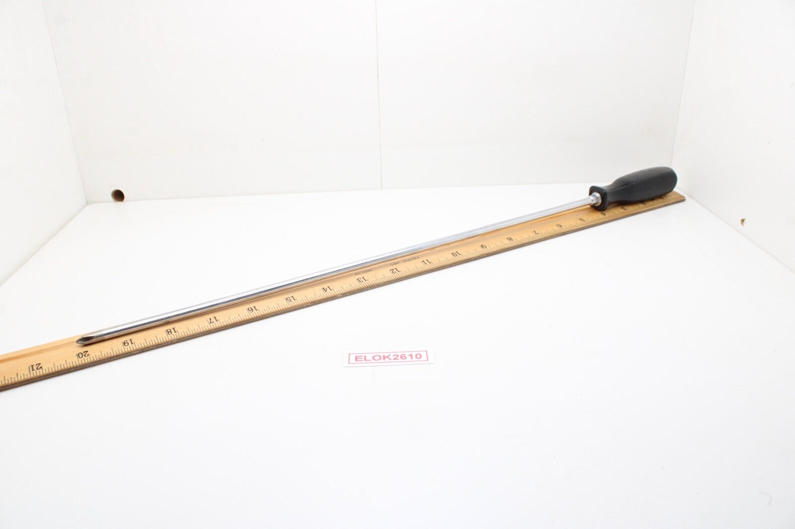 Snap-on Tools SSDP142 #2 Phillips Head 20″ Long Screwdriver Black Handle USA