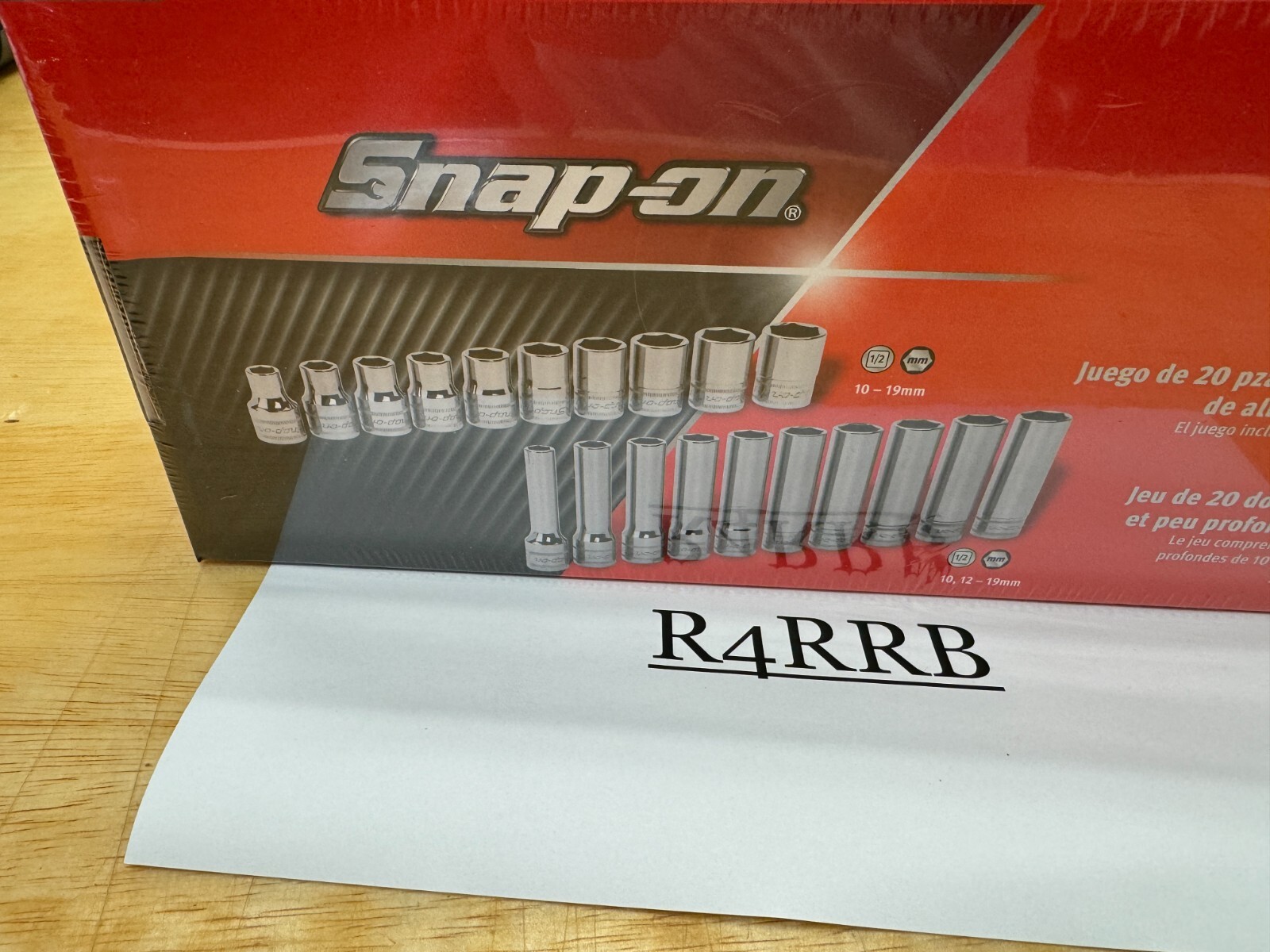 Snap-on Tools USA NEW 1/2″ Drive METRIC 6PT Shallow & Deep Socket Set 320TSWMB