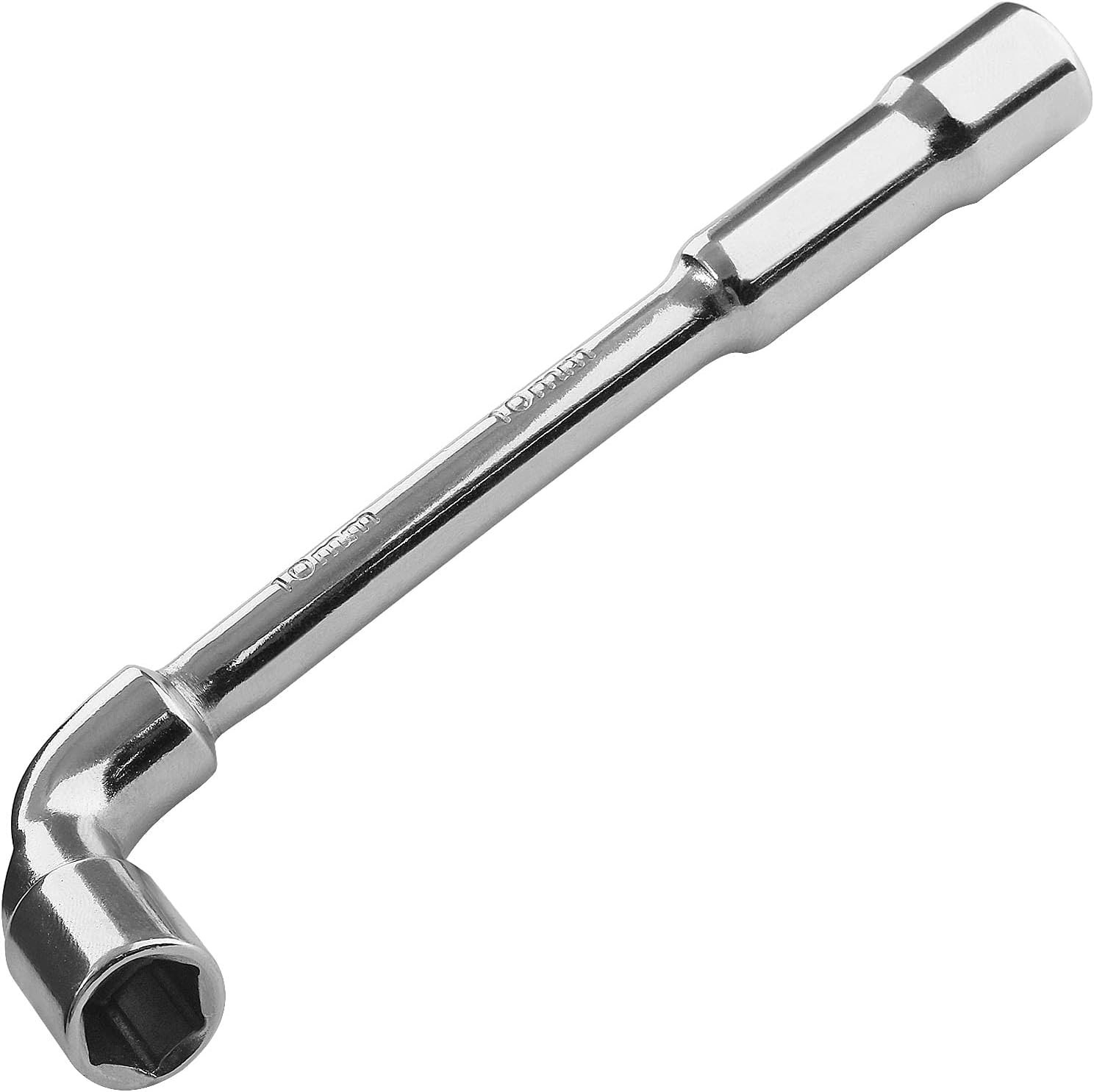 Piutouyar 10mm Metric L Shaped Angled Hex Socket Wrench, Double-Head Elbow Hex W