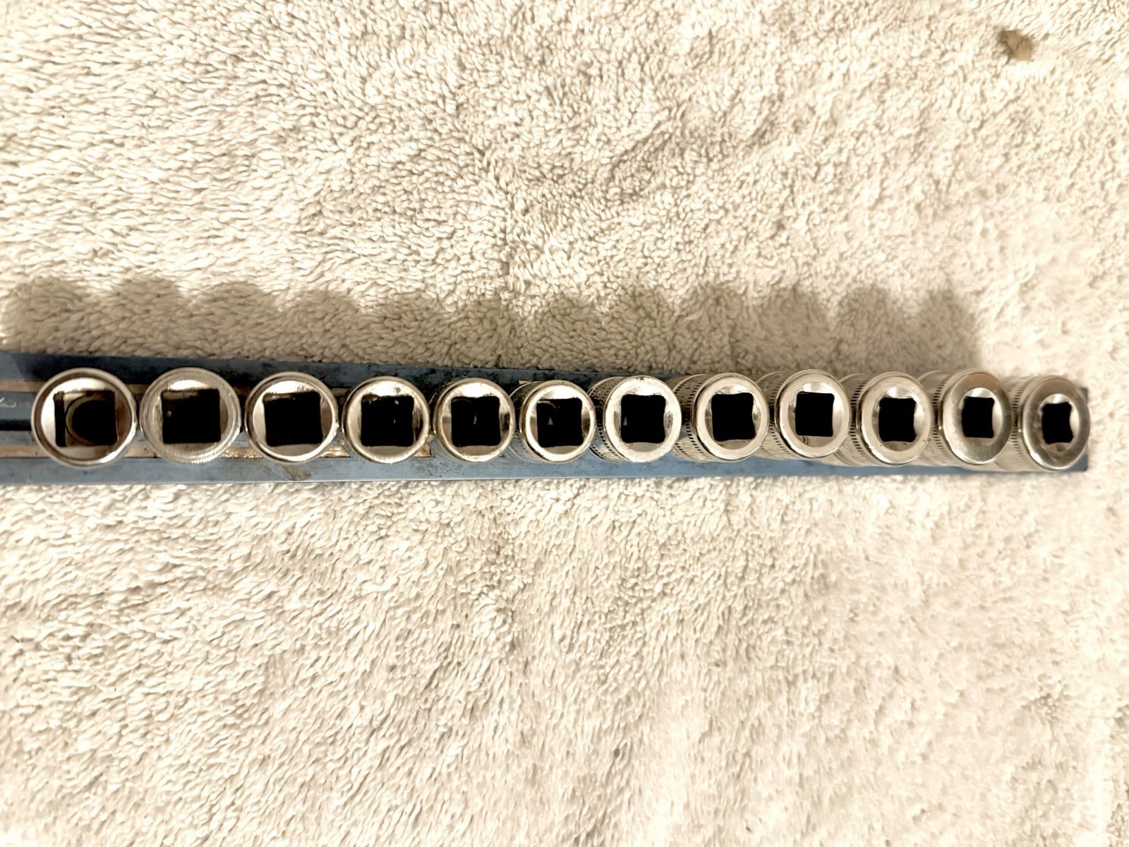 Snap-on 3/8″ Drive Metric Socket Set 8-19mm Shallow FSM Deep SFSM 6 Pt NICE USA