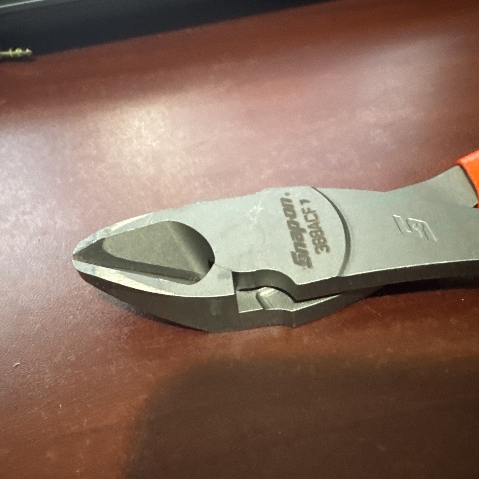 Snap-on Tools USA NEW ORANGE Grip 8″ High Leverage Diagonal Cutter Plier 388ACFO