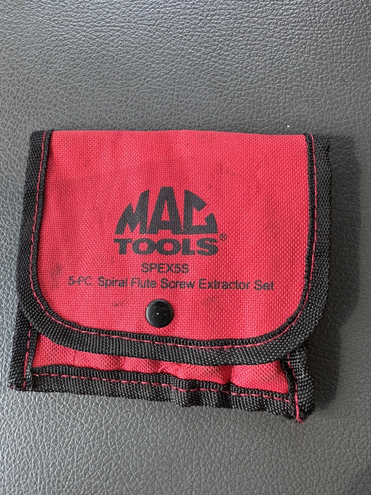 Mac Tools 5 PC Spiral Flute Extractor Set SPEX5S **MISSING 5/64’’ Extractor**