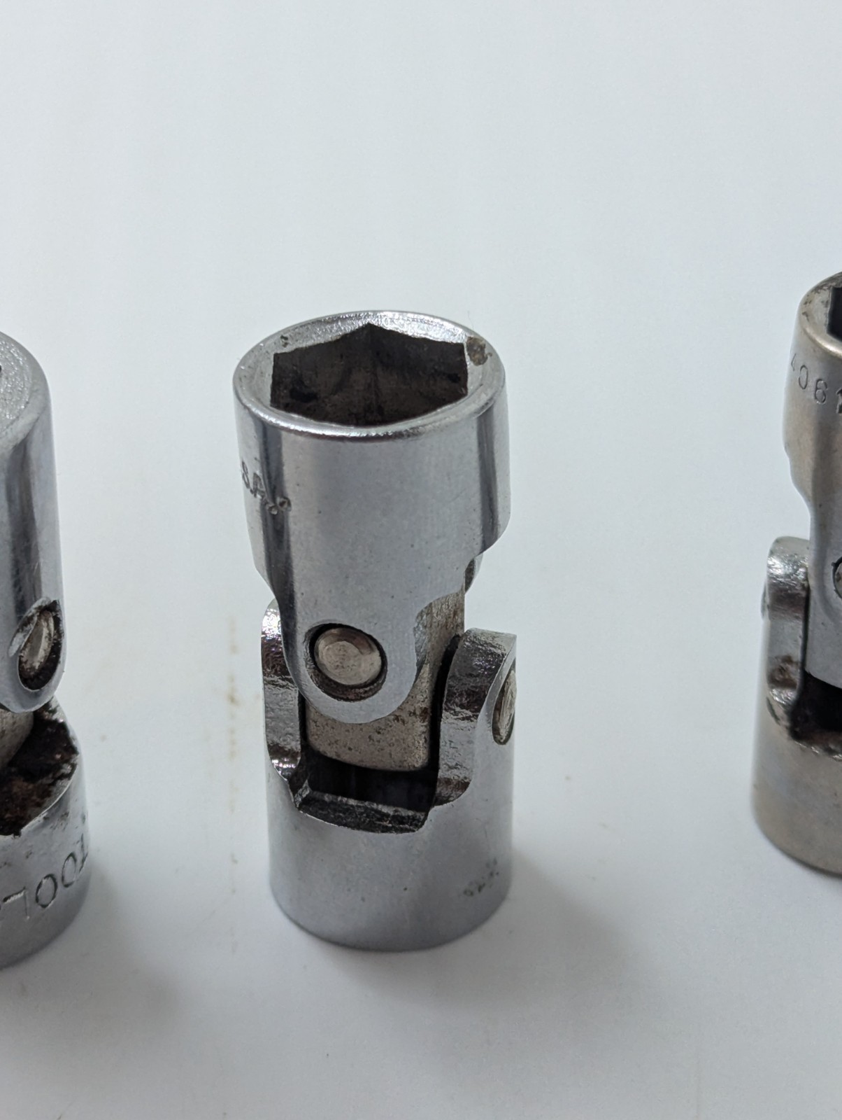 Lot Of 3 S-K 3/8″ Drive Universal Swivel Sockets 6-point 7/16, 1/2 & 9/16