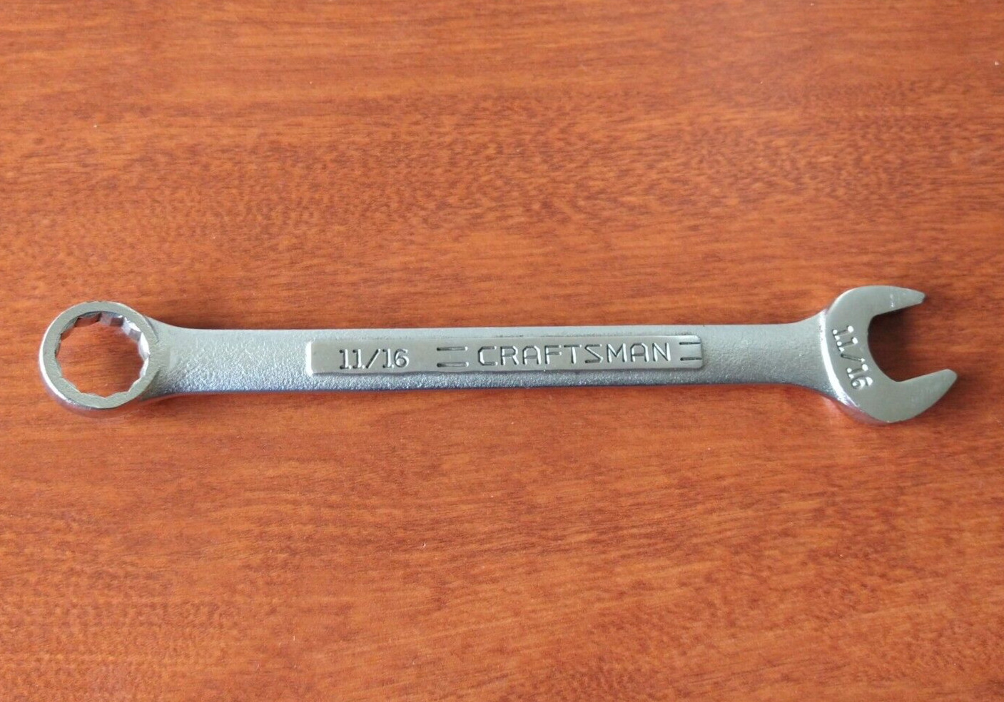 CRAFTSMAN VV44698, 11/16″ COMBINATION WRENCH, 8.6″ LONG, 12 POINT.