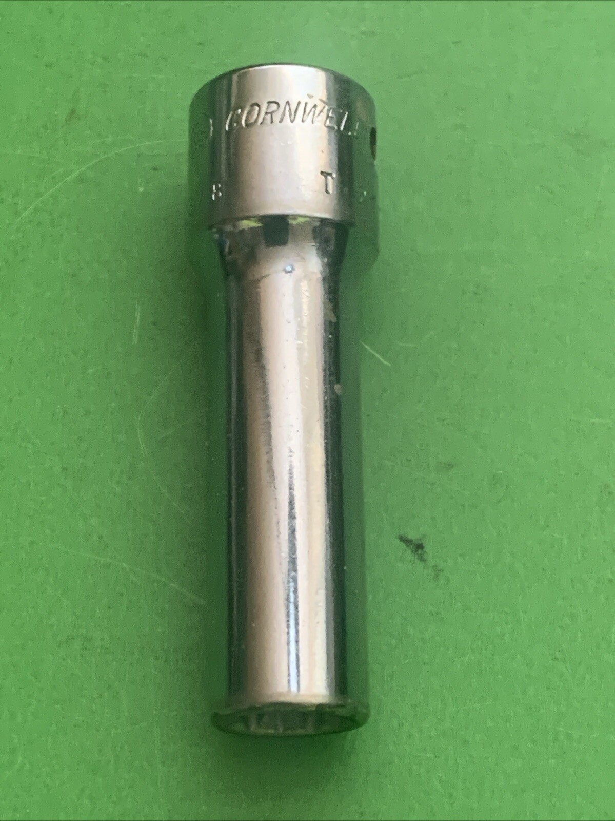 Cornwell Tools USA 12 Point 3/8 Drive SAE Size 3/8″ Deep Chrome Socket T-2112-L