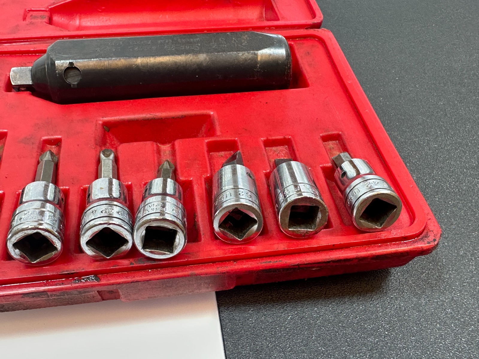 🇺🇸 Snap On Tools USA 208EPIT 8pc 3/8″ Drive Hand Impact Driver Set w/ Case
