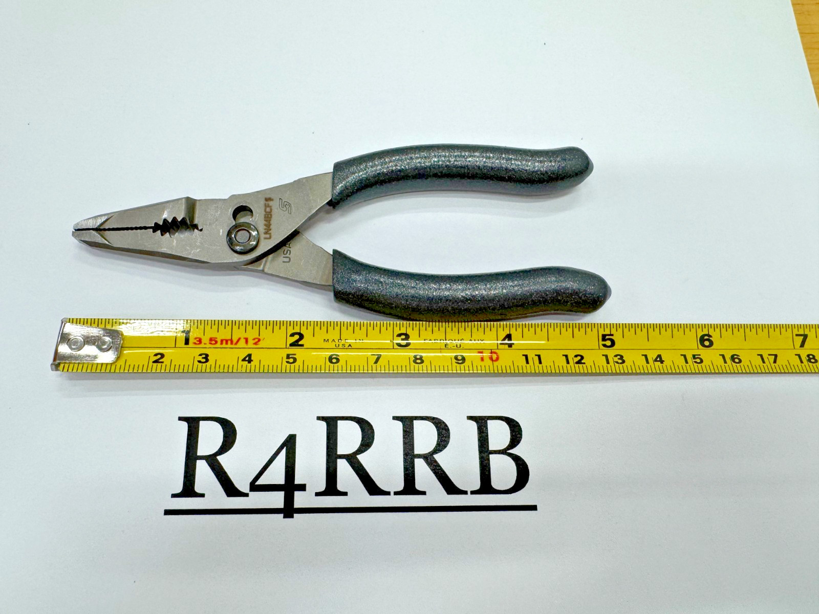 Snap-On Tools DARK TITANIUM 5″ Soft Grip Long Nose Slip Joint Pliers LN44BCFDT