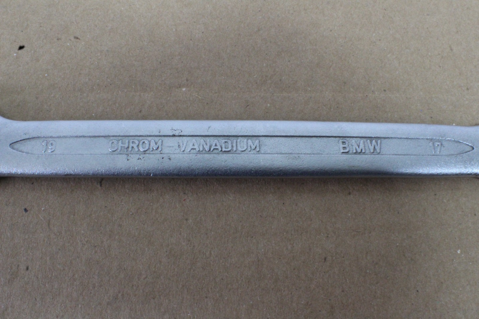 BMW Heyco 350 19mm-17mm & 17mm-14mm West Germany Open End Wrench Chrom-Vanadium