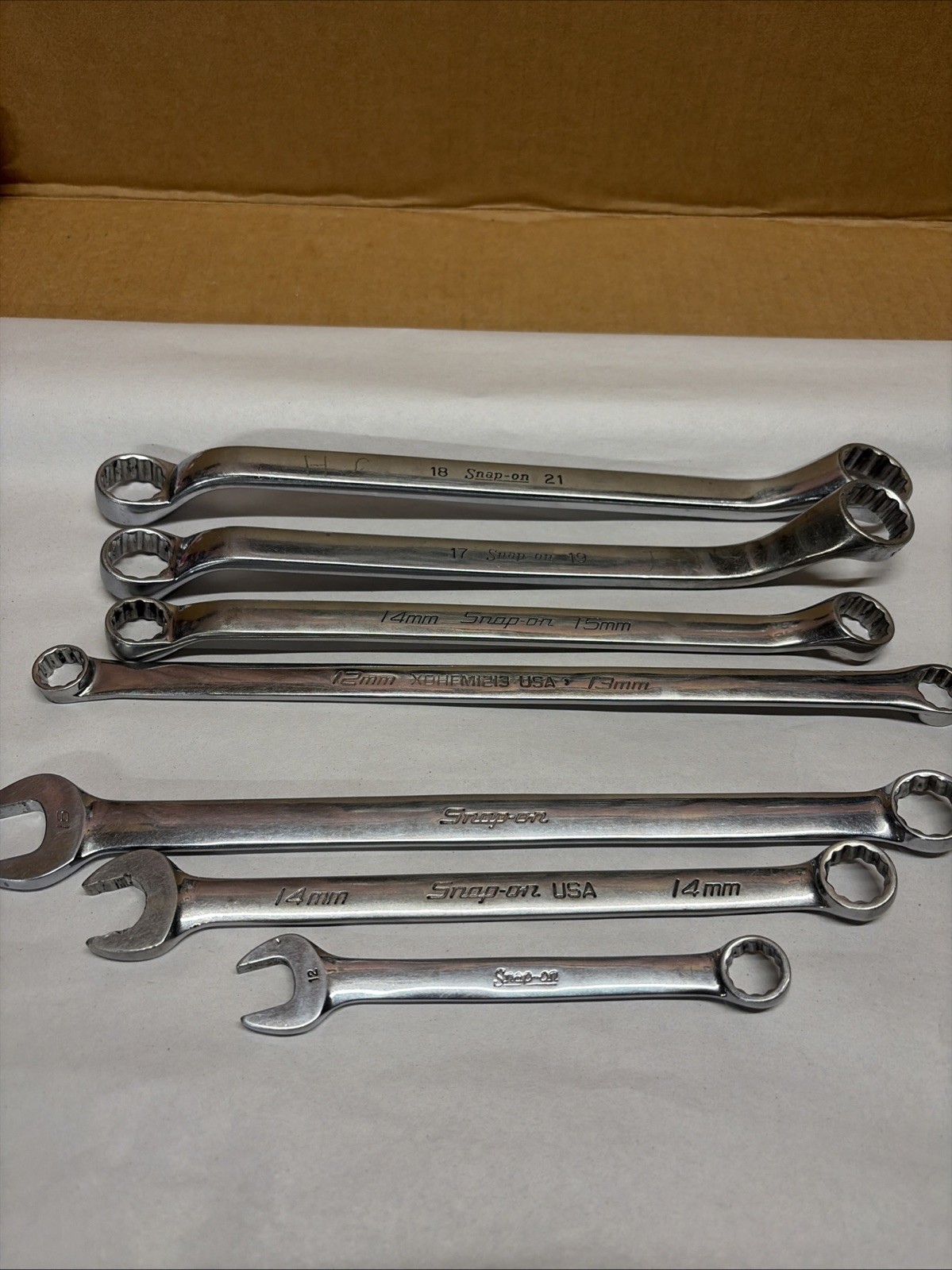 Snap-on Metric Wrench Lot 7 Pc XBM OEXLM