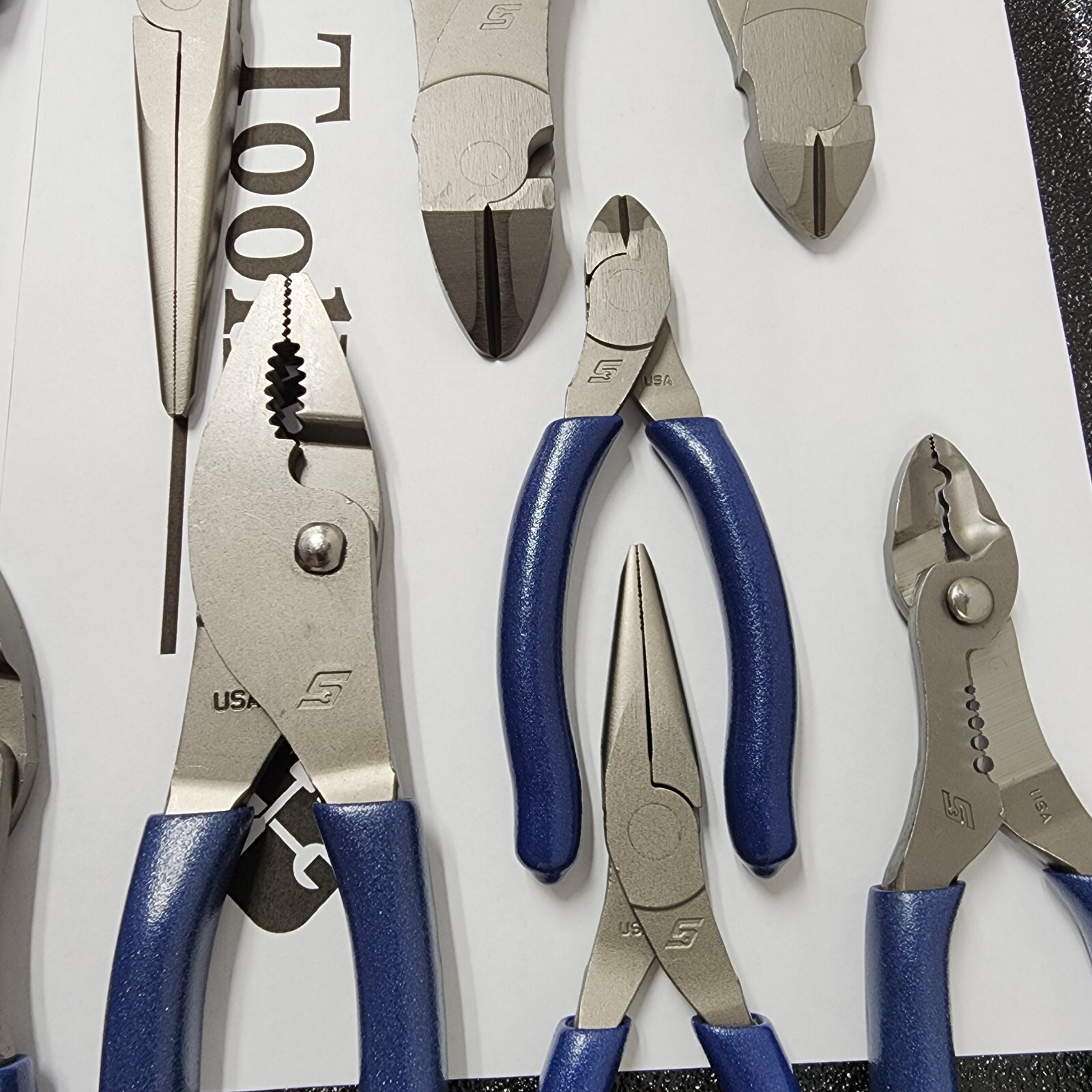 Snap-on Tools USA NEW 14pc POWER BLUE Master Plier/Cutter/Stripper Set LN47ACF