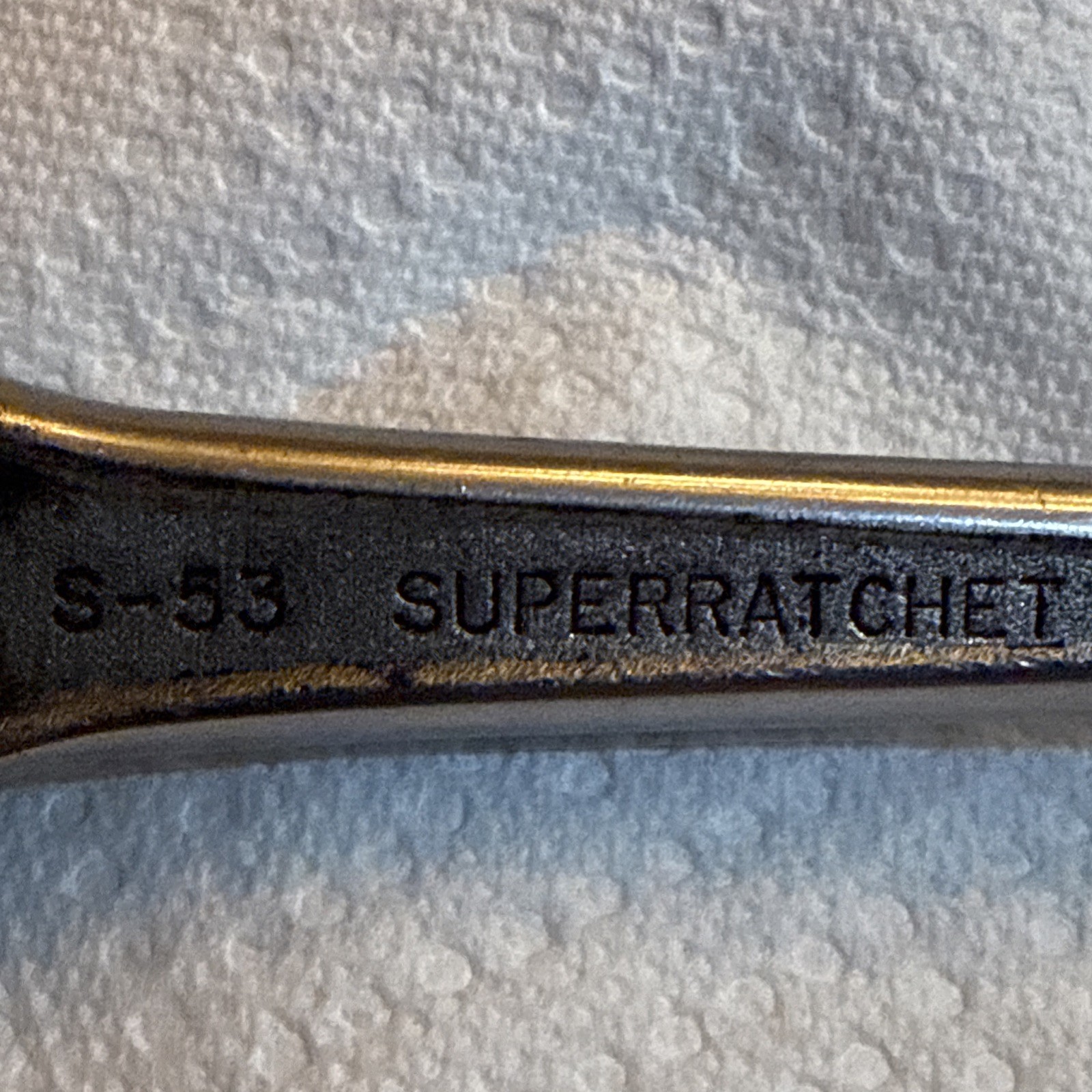 Vintage J.H. Williams S-53 Superratchet 1/2″ Drive Super Ratchet USA 15″ Long