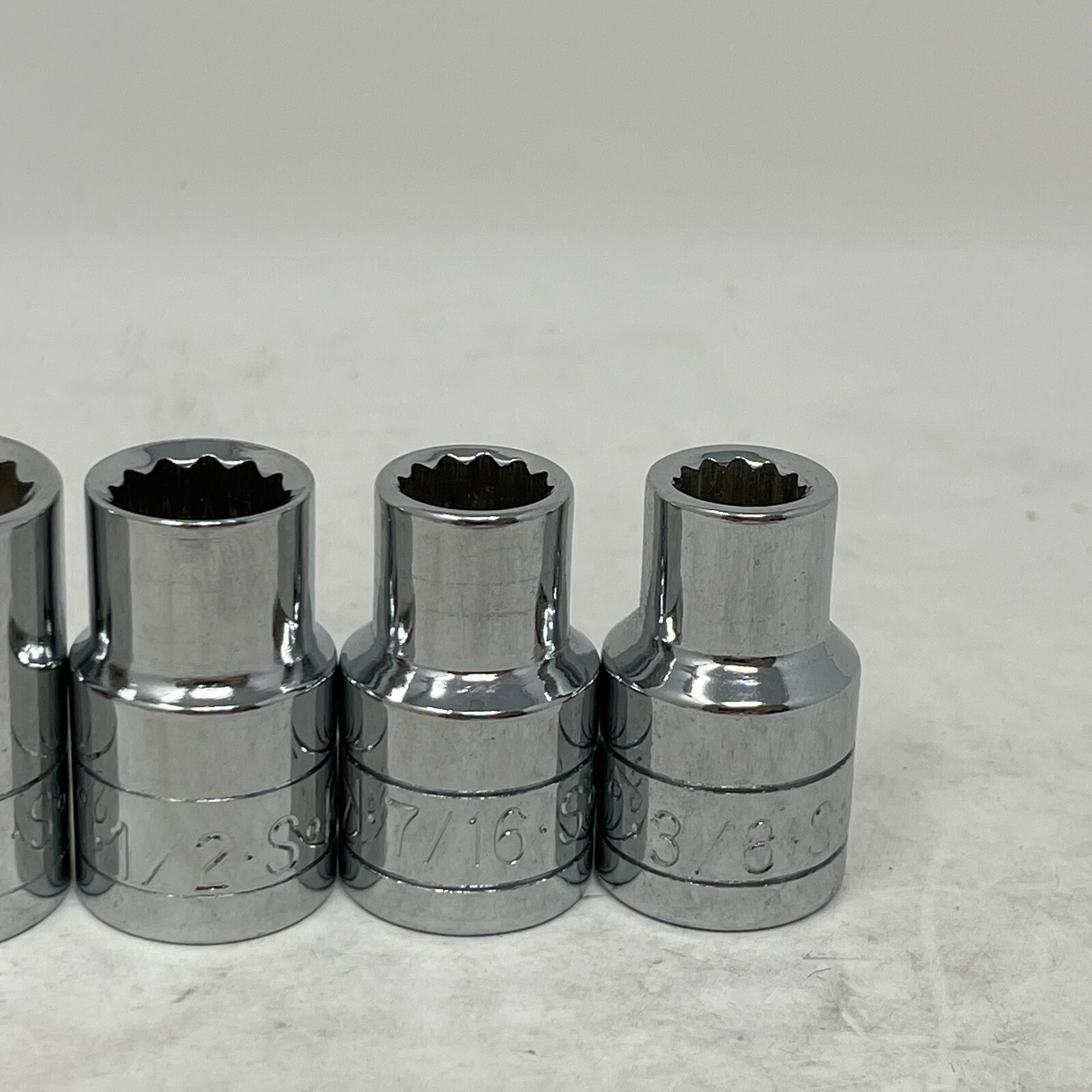 SK Tools 12Pts 1/2” Drive 9 Socket Set 40212 3/8″ To 40132 1″ SAE + 21mm Metric