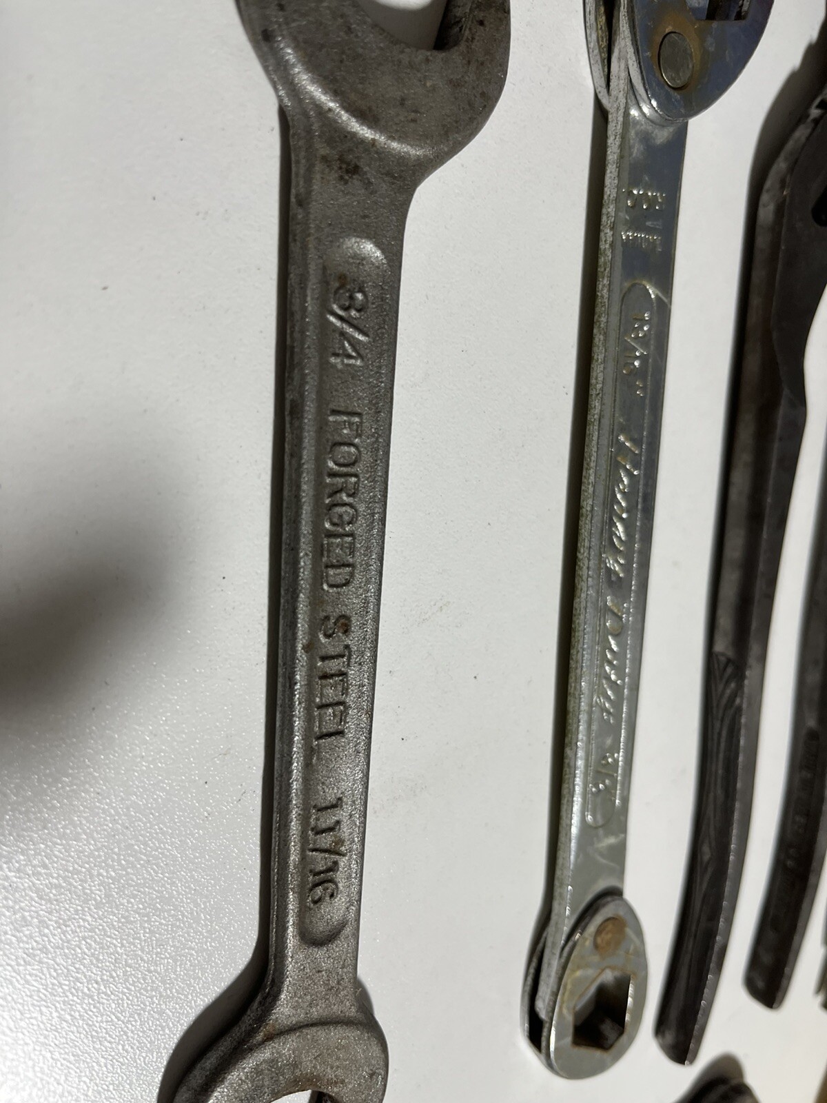 LOT OF 6 ASSORTED WRENCHES TOOLS ASST. SIZES JOWRENCH