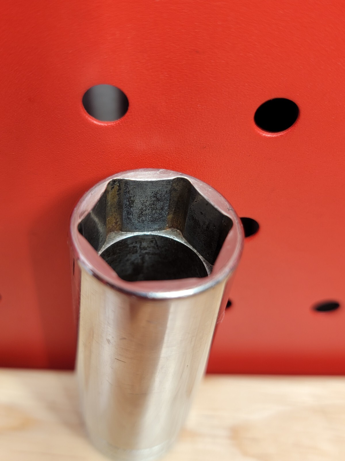 Snap-on Tools SFS241 3/4″ SAE 3/8″ Drive Deep 6-Point Chrome Socket USA