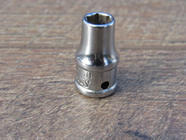 SNAP ON 6MM TMM6 1/4″ DRIVE METRIC 6 PT SHALLOW CHROME SOCKET 6 MM TMM UNDERLINE