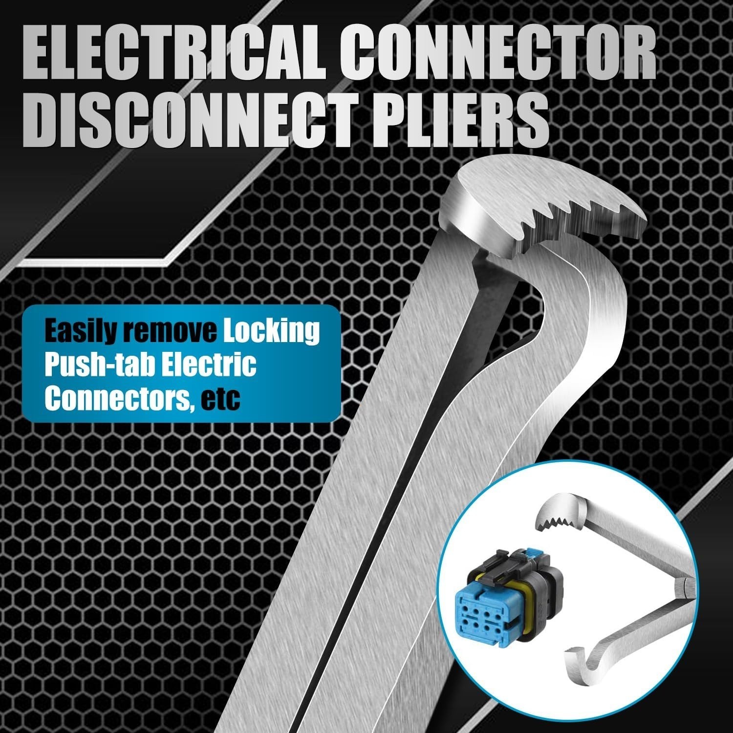Electrical Disconnect Pliers Connector Separator Terminal Plug Removal Tool Kit