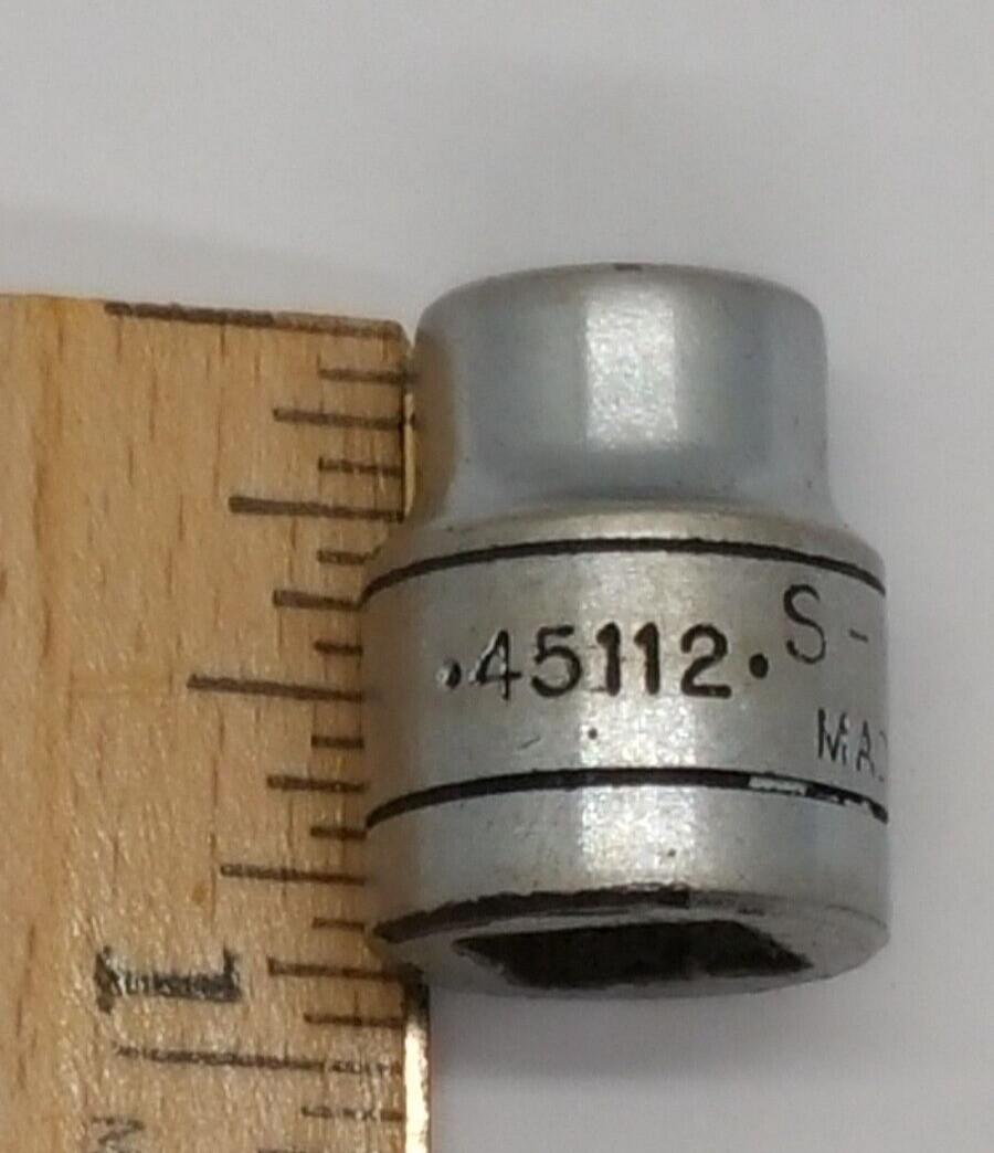 SK Wayne 3/8″ Drive 6 Point 3/8in. Shallow SAE Socket 45112 USA S574