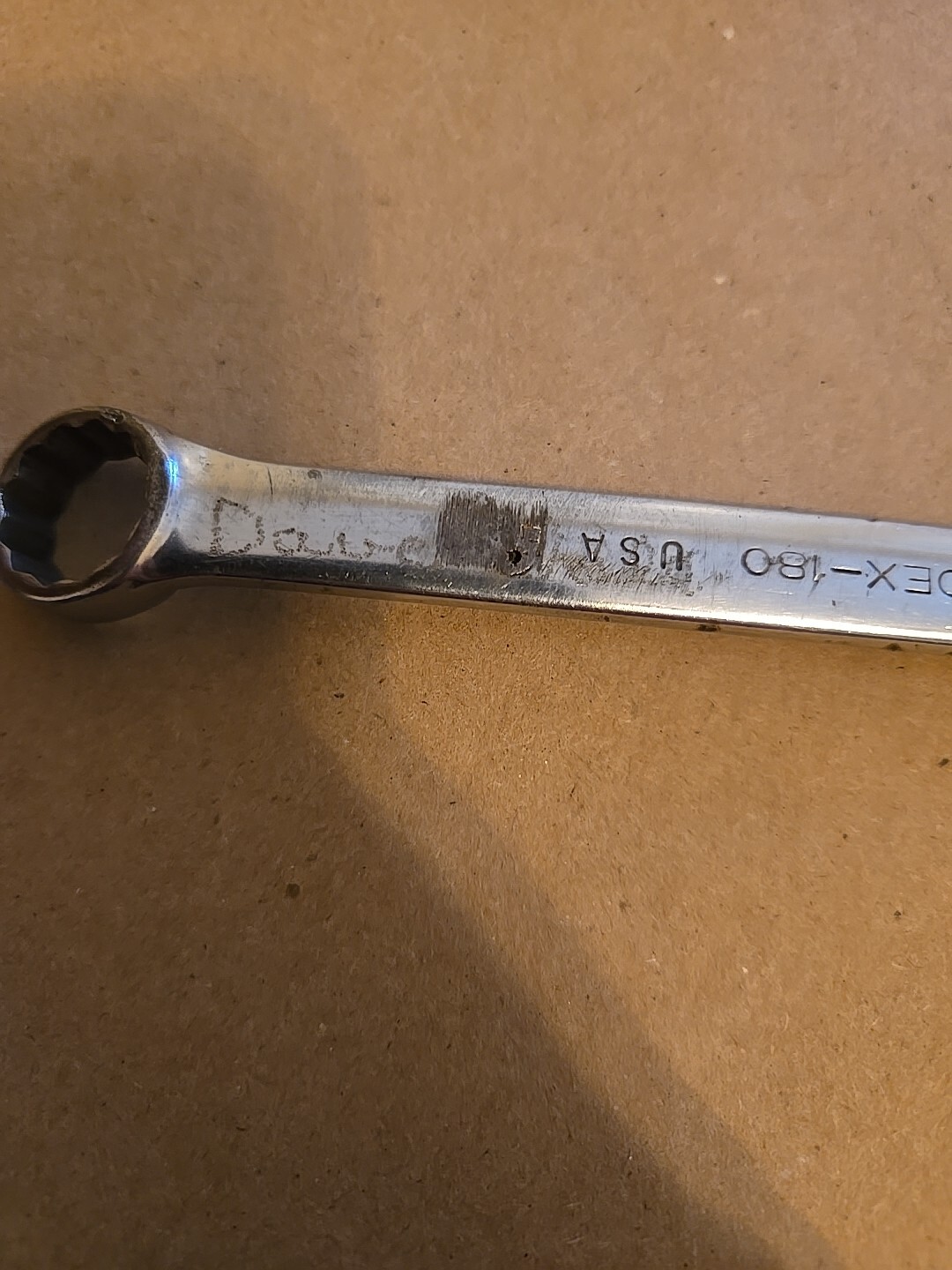 Snap On 9/16″ 12PT Short Chrome Combination Wrench Ugly OEX-180