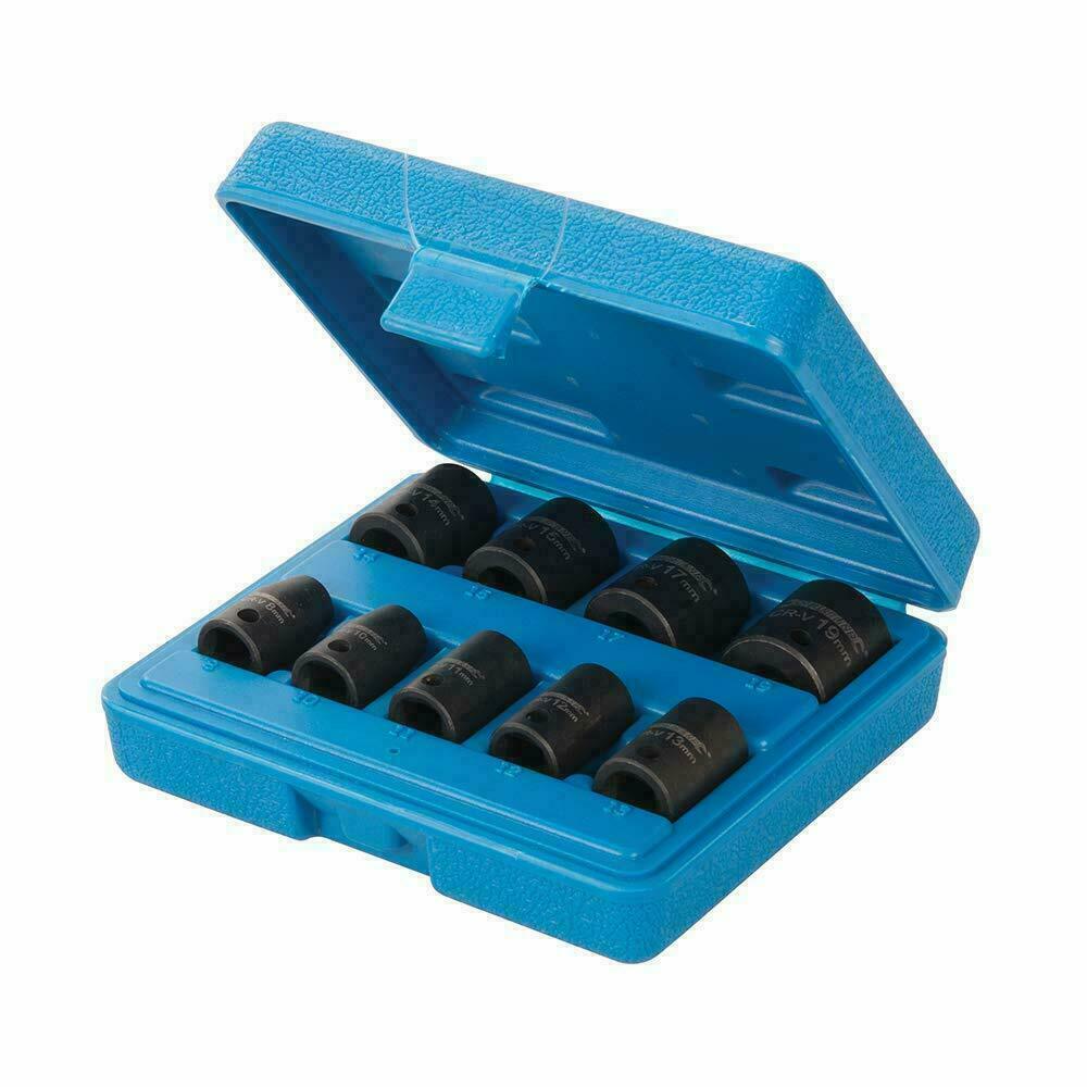 Silverline 8 – 19mm Impact Socket Set 3/8″ Drive 6pt Metric – 9pce