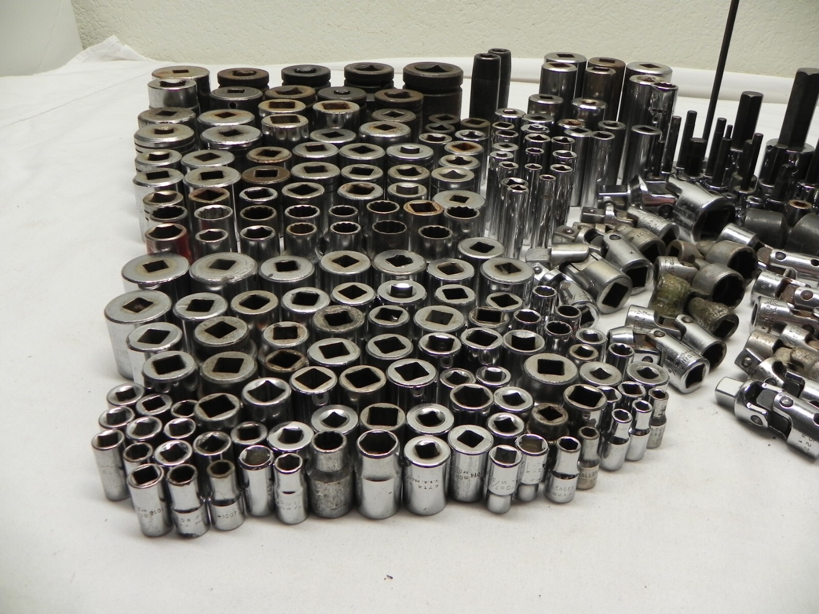 Proto/Proto Challenger Socket Lot 261 Piece Lot Old & Newer Models