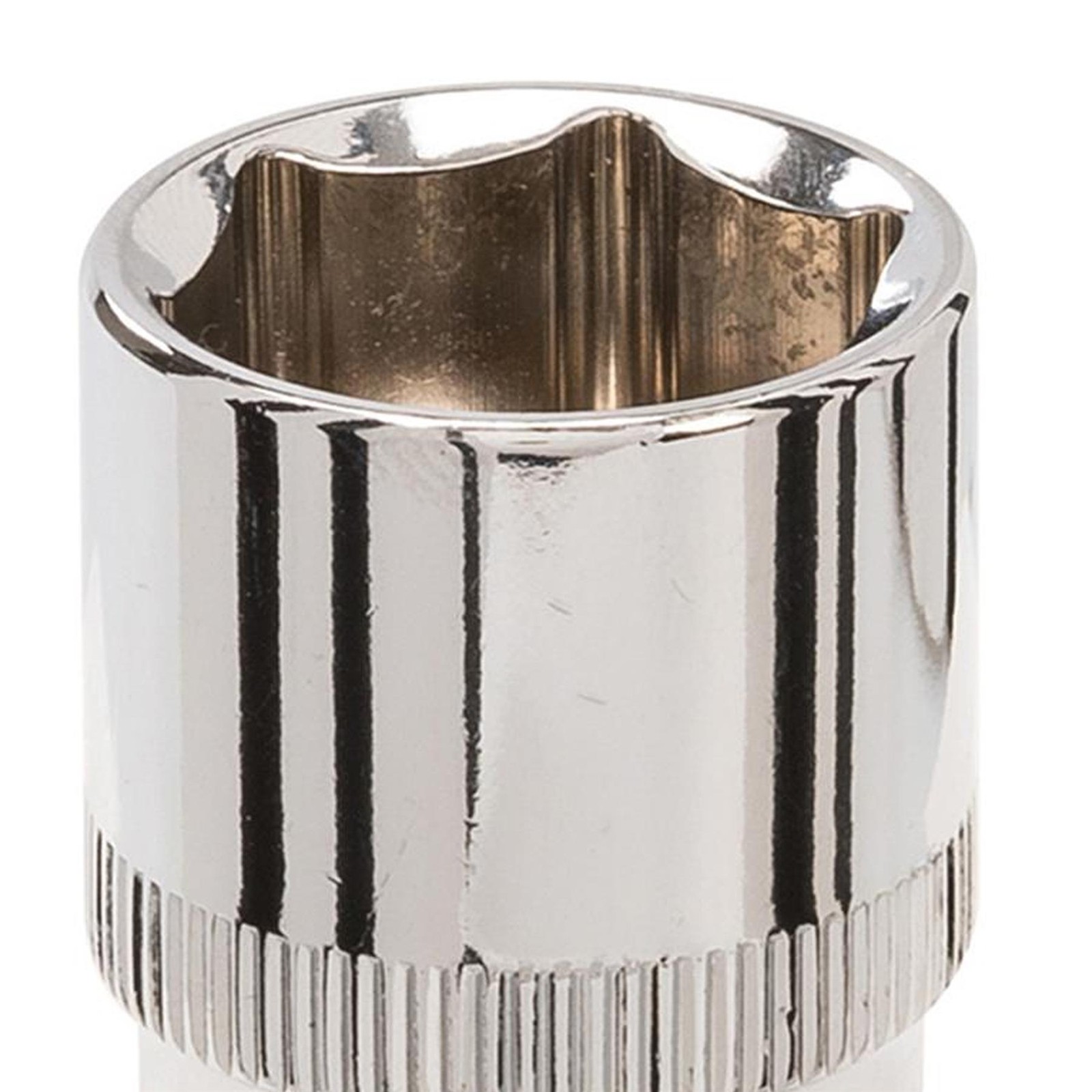 Drive Socket 19mm 6Pt Metric Chrome Vanadium Steel Hex Socket 1/2″