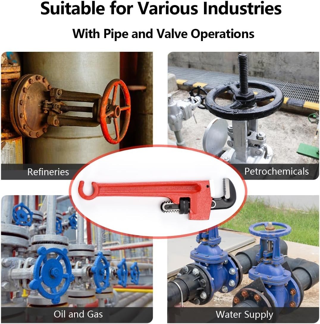 10″ Double-Ended Valve & Pipe Wrench Combo