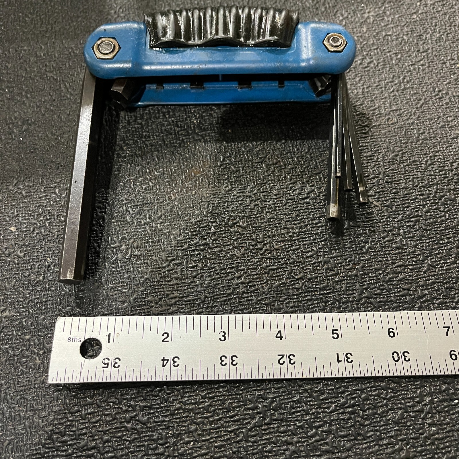 Unbranded USA 6 Piece Metric Folding Hex Key Set 3mm-10mm