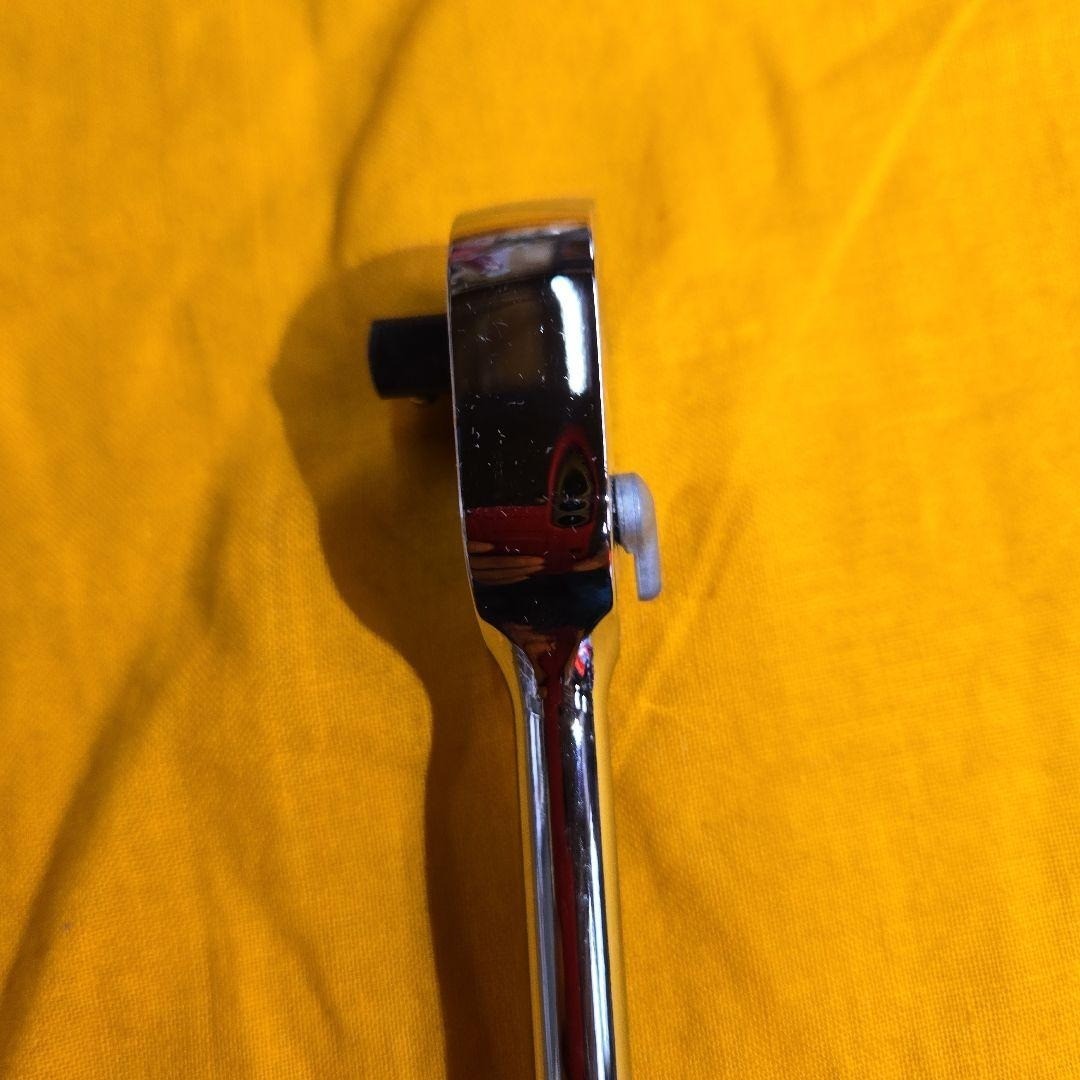 Snap-on TL72 1/4″ Drive Chrome Long Handle Ratchet sold as is
