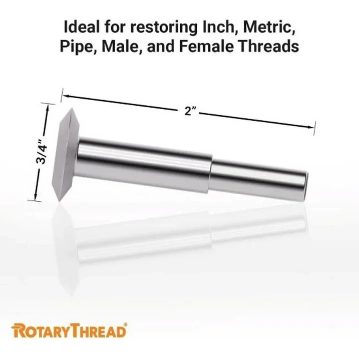 ROTARY THREAD Damaged Thread Repair Tool – Chase, Restore, Repair, and Clean