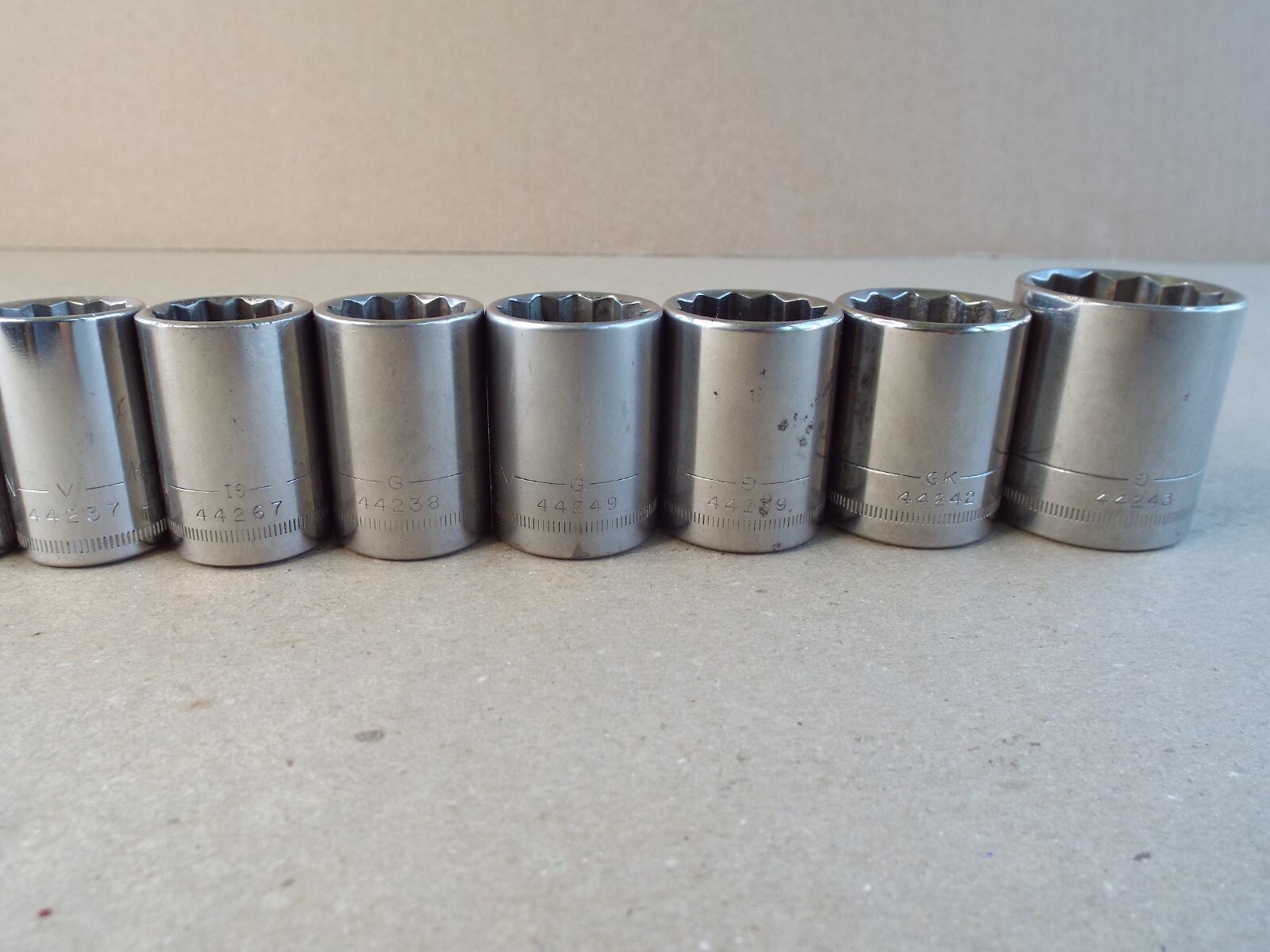 VTG 15 Pc Craftsman USA Metric Socket 9-27mm Lot 1/2″ Dr 12 Pt – (Please Read)