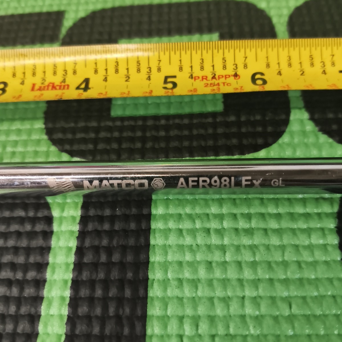 Matco Tools 1/4 Flex Head AFR98LFx Ratchet Tool Blue Handle 10.75 Inch Long