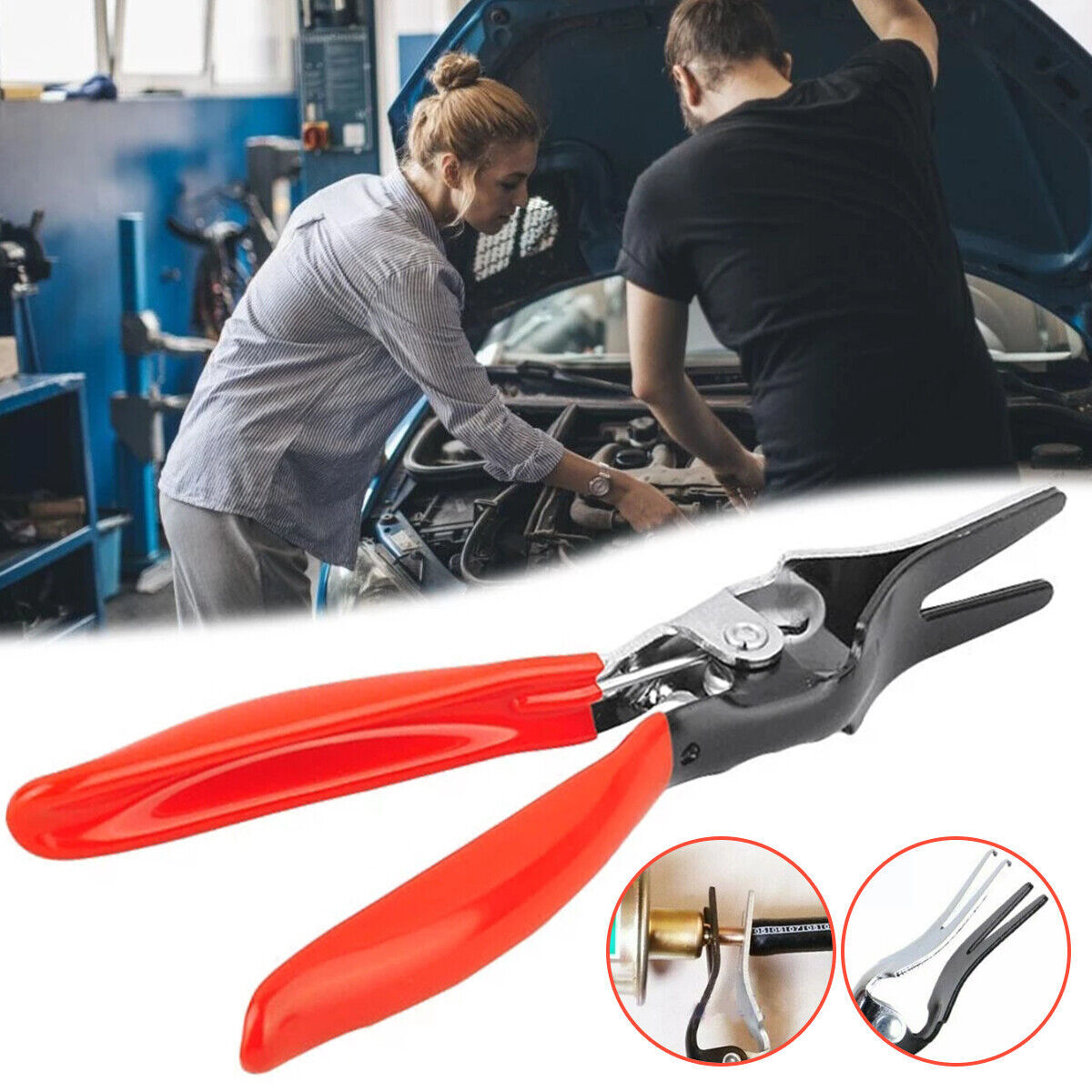 Separator Pliers Pipe Tool Auto Angled Fuel Water Vacuum Line Tube Hose Remover