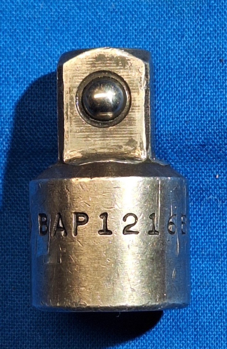 Matco Tools BAP1216B 3/8″ drive to 1/2″ drive short impact adapter 1-1/2″ long