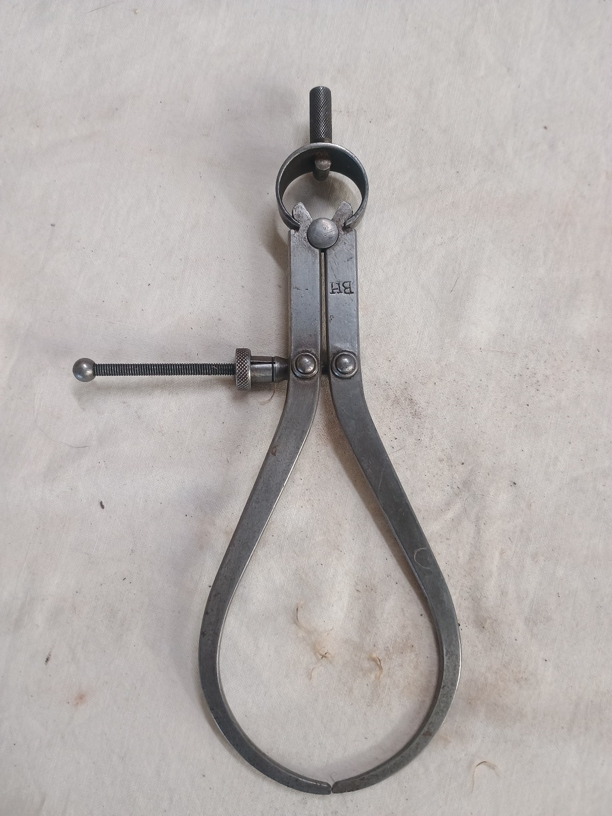 L.S. Starrett Outside Spring Caliper Engineer Tool Vintage Motorcycle Car