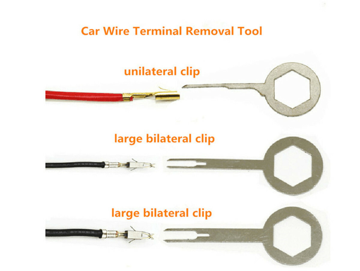 21Pcs/Set Car Terminal Removal Wiring Crimp Connector Pin Extractor Repair Tools