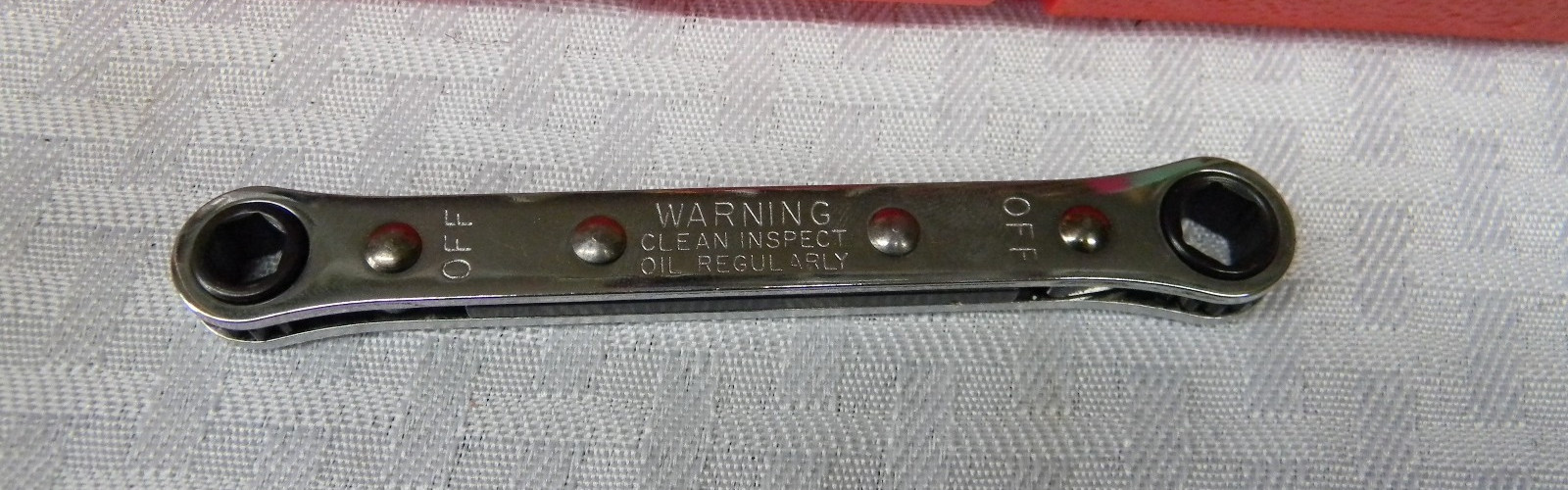 SNAP-ON 19PC OFFSET SCREWDRIVER RATCHET & BIT SET #CRA180PB MISSING 1 PC