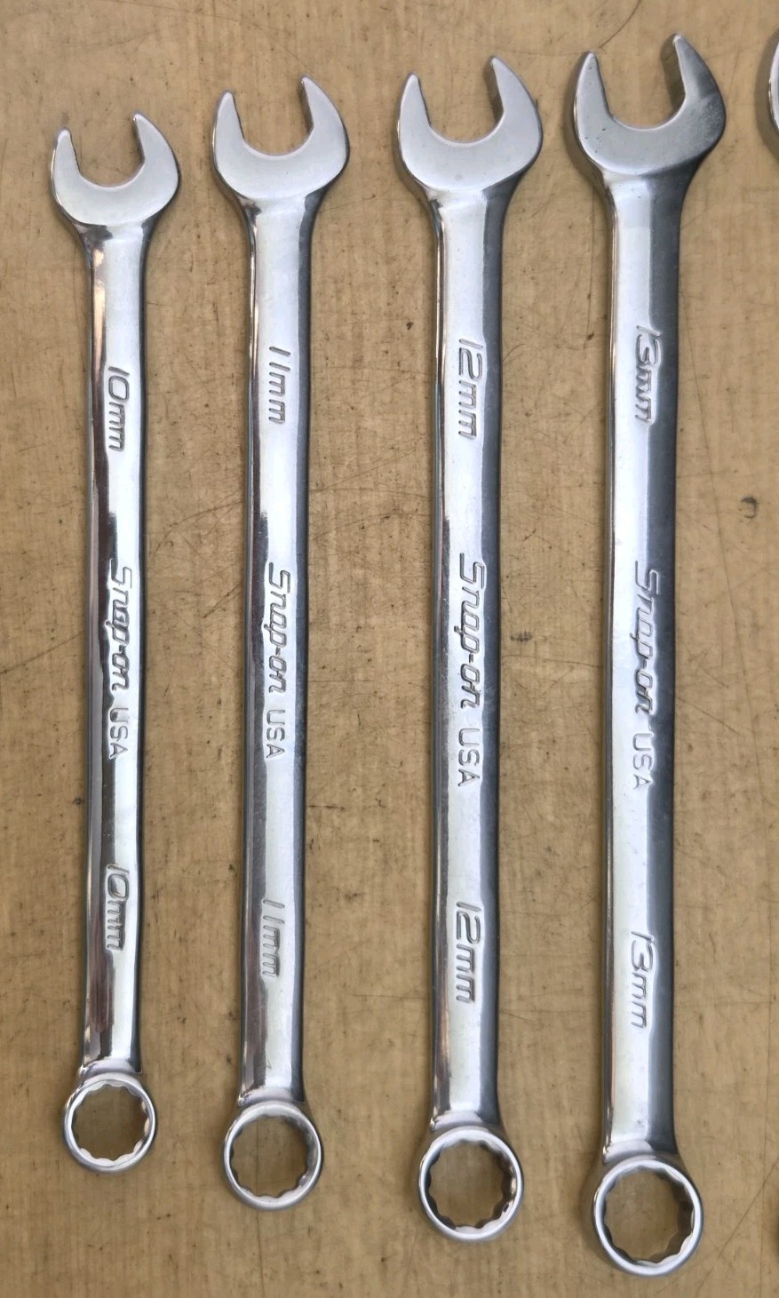New Snap On SOEXM707 – 7 Pc 12 Pt Flank Drive Plus Combination Wrench Set