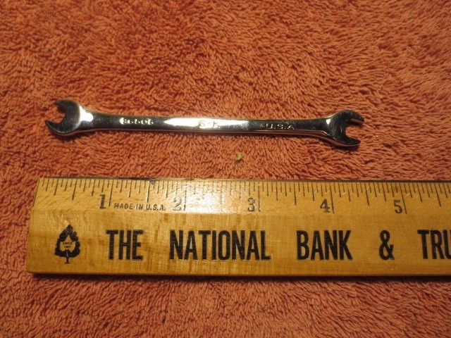 SK Tools USA 86506 Metric 6mm, 7mm SuperKrome Open End Wrench