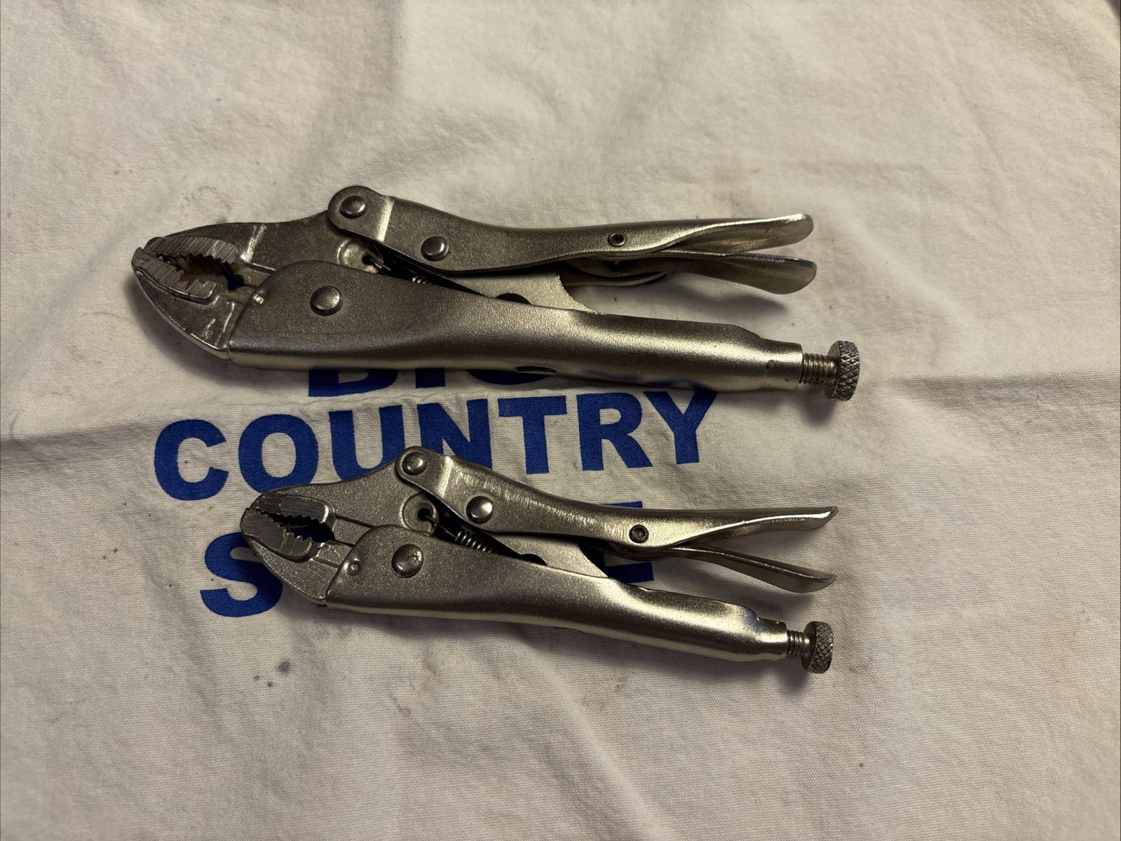Blue Point 2 Piece Locking Pliers Set BLP3 BLP7