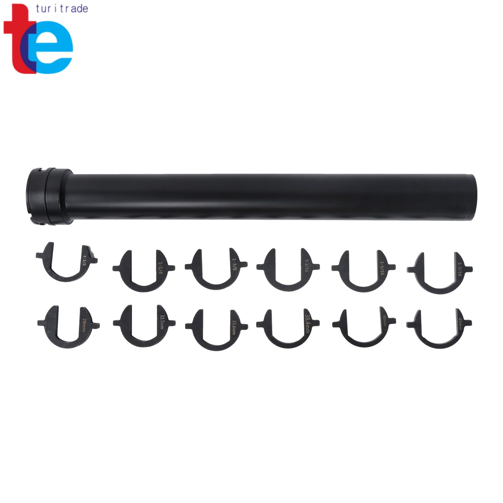 13pc Inner Tie Rod Removal Installation Tool Set with 12 SAE & Metric Adaptors