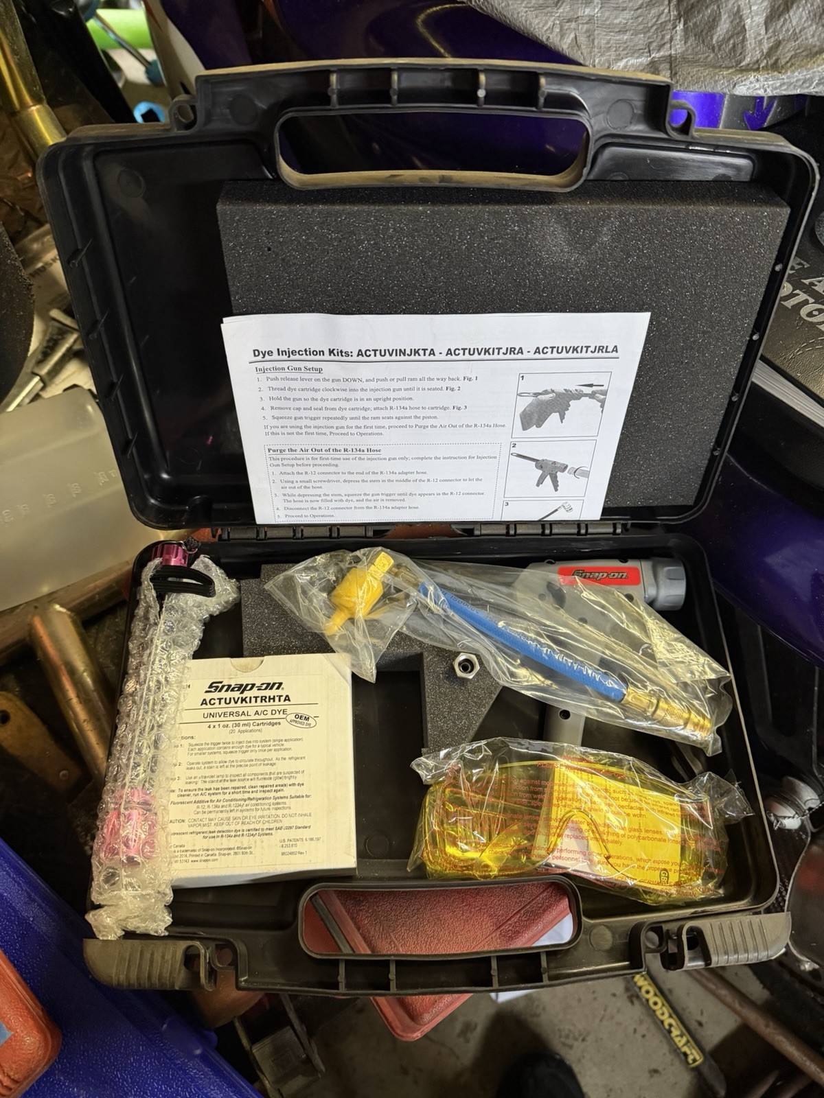 SNAPON INJECTOR GUN LIGHT KIT R-12/R-134A