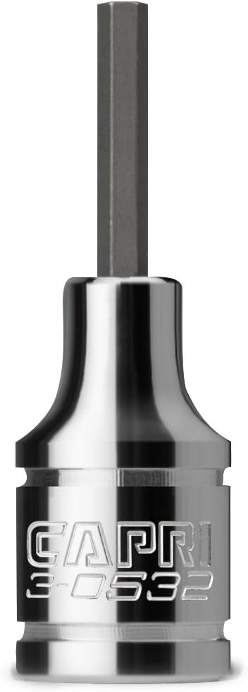 Durable 2.5 mm Hex Bit Socket 1/4 Inch Drive S2 Steel Quality