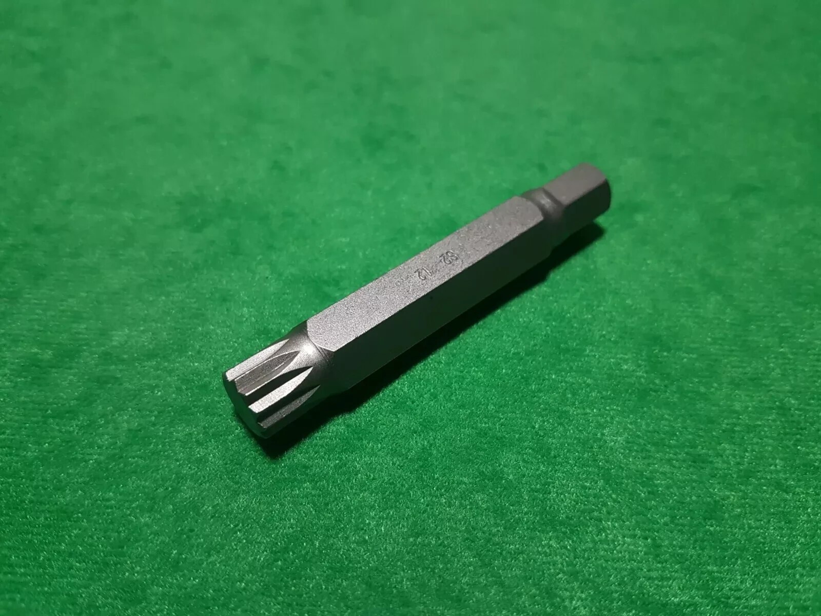 Halfords advanced M12 spline bit triple square 10mm shank 75mm length FREE POST