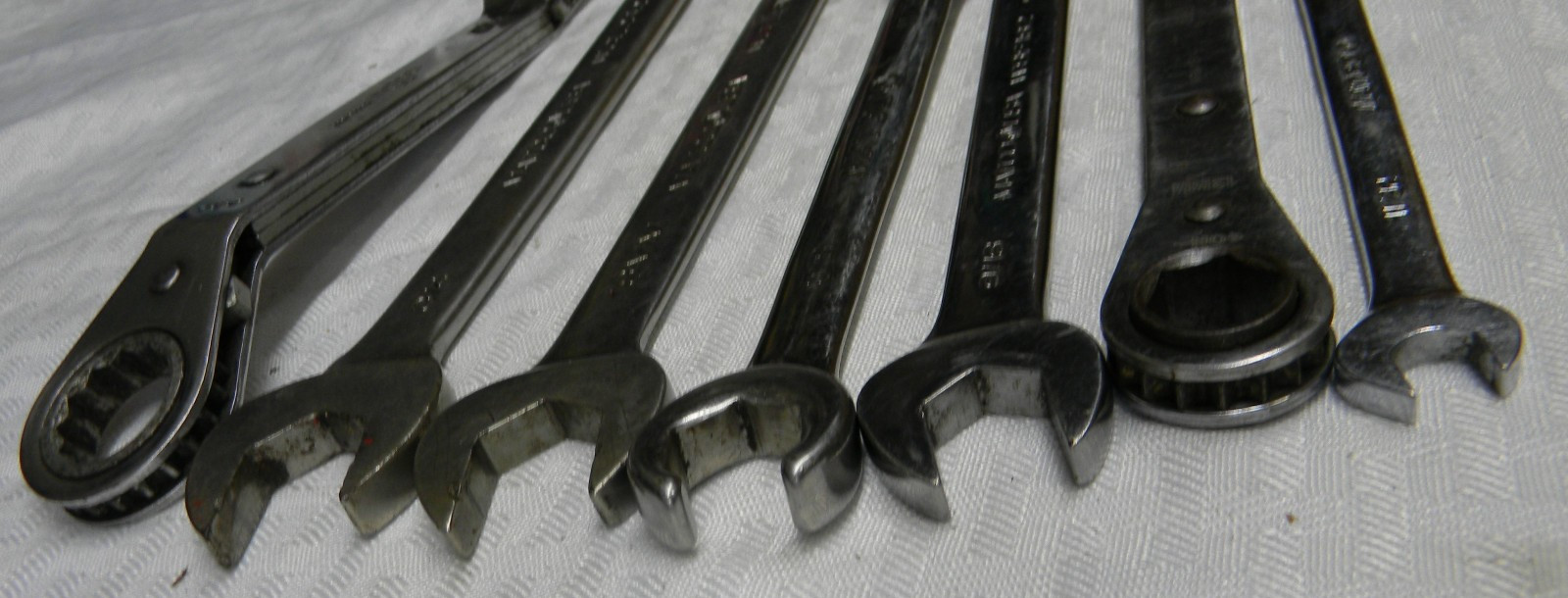 MATCO TOOLS 7PC WRENCH LOT GRCL112,WRM1314,WBF182,RF20226,WCL18M2,WCL242,WRD2428