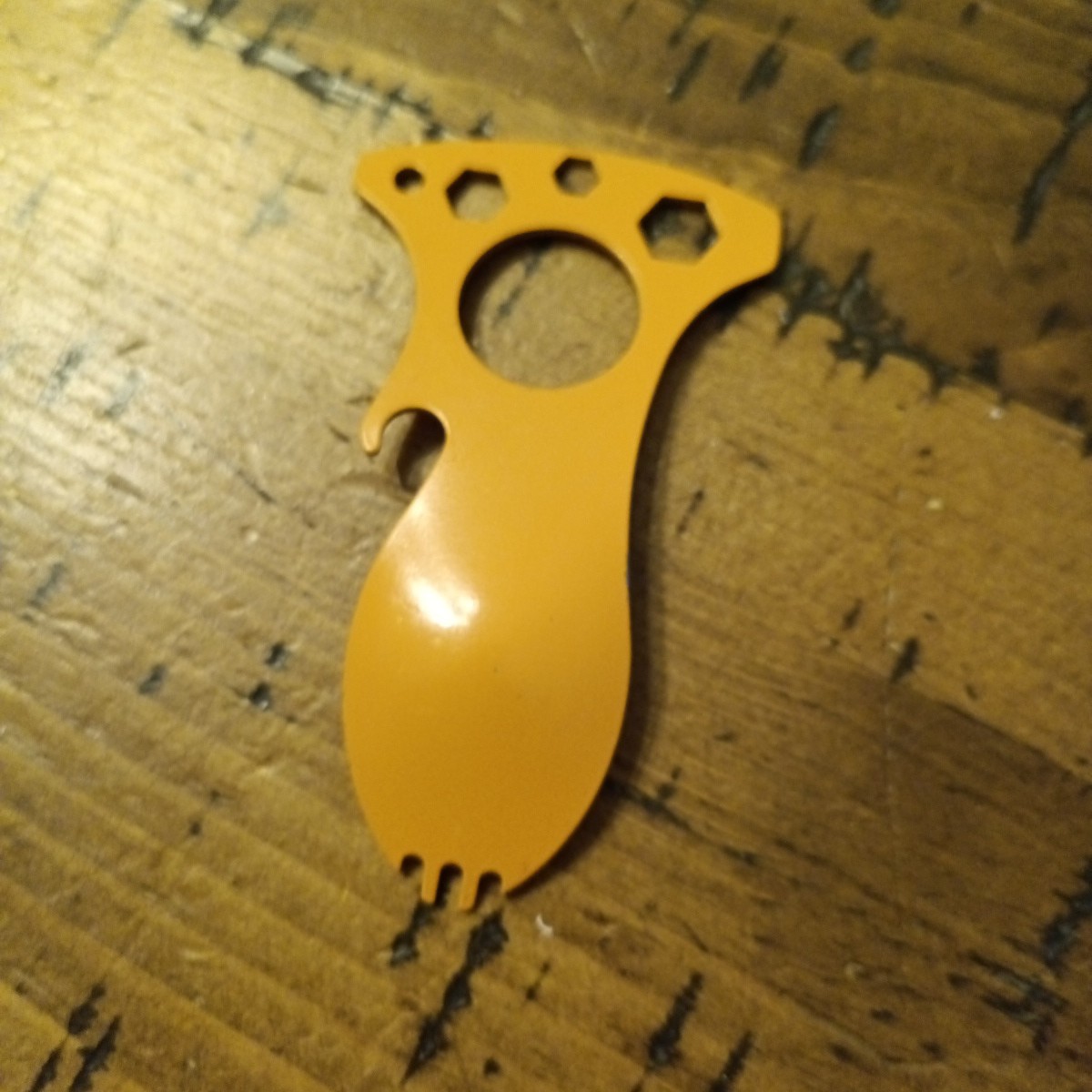 CRKT Eat’N Tool, Spoon, Fork, bottle opener, Camping Utensil/ Keychain Ba