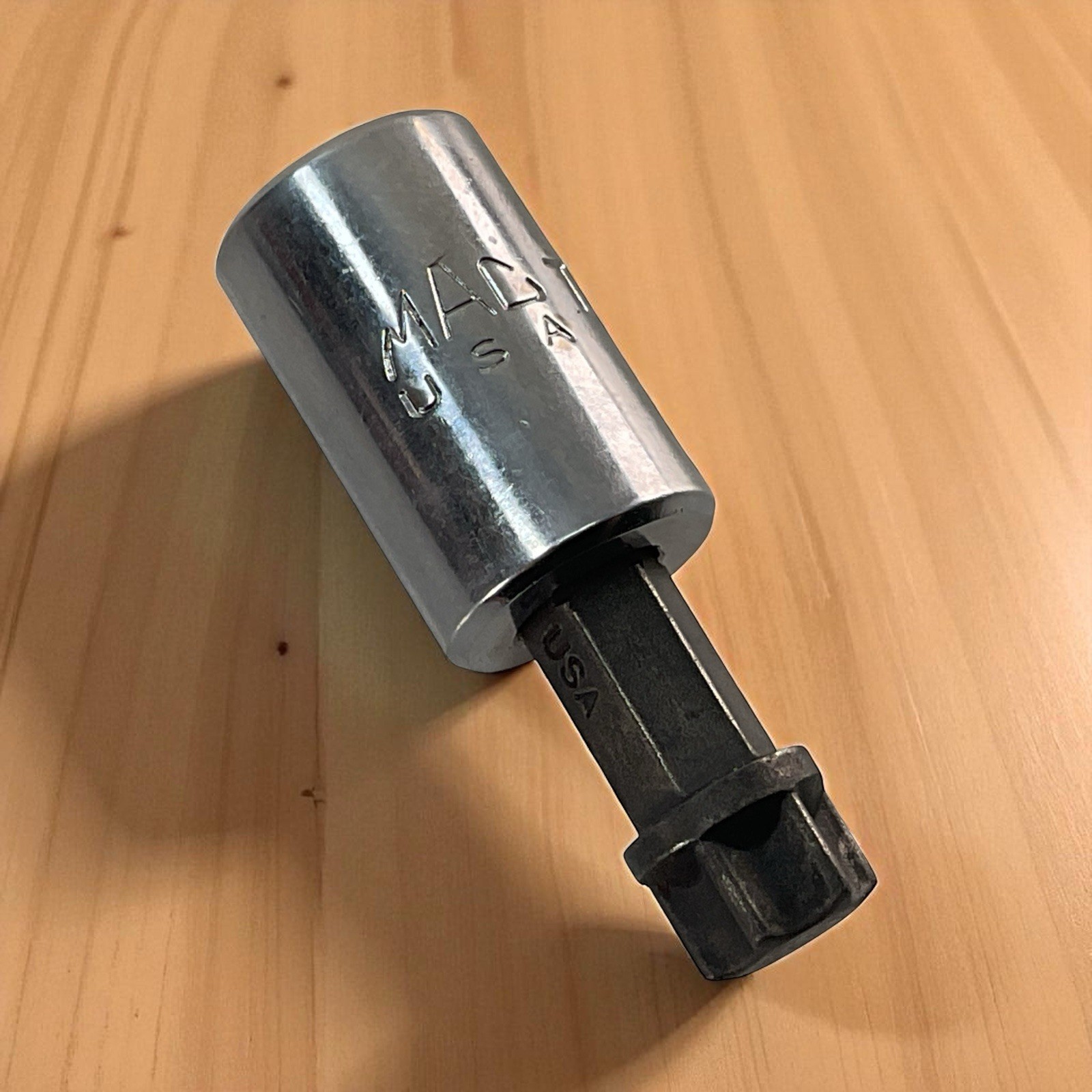 Mac Tools T55 Torx Bit Socket Driver 3/8″ Drive Chrome USA Made Good Used