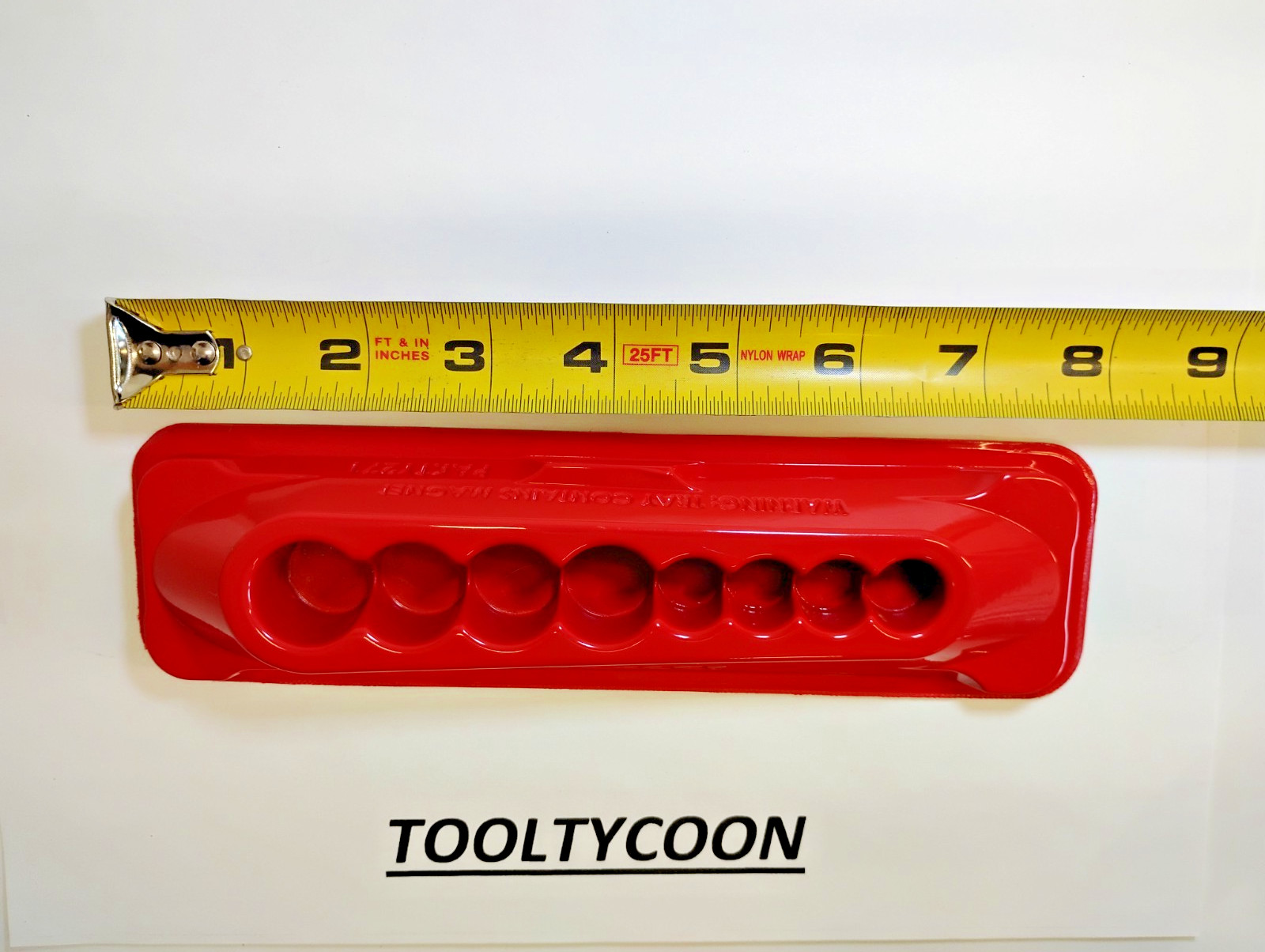 Snap-On Tools NEW MAGNETIC Tray RED for KIT # 208EFTABY Tray Only PAKTY271