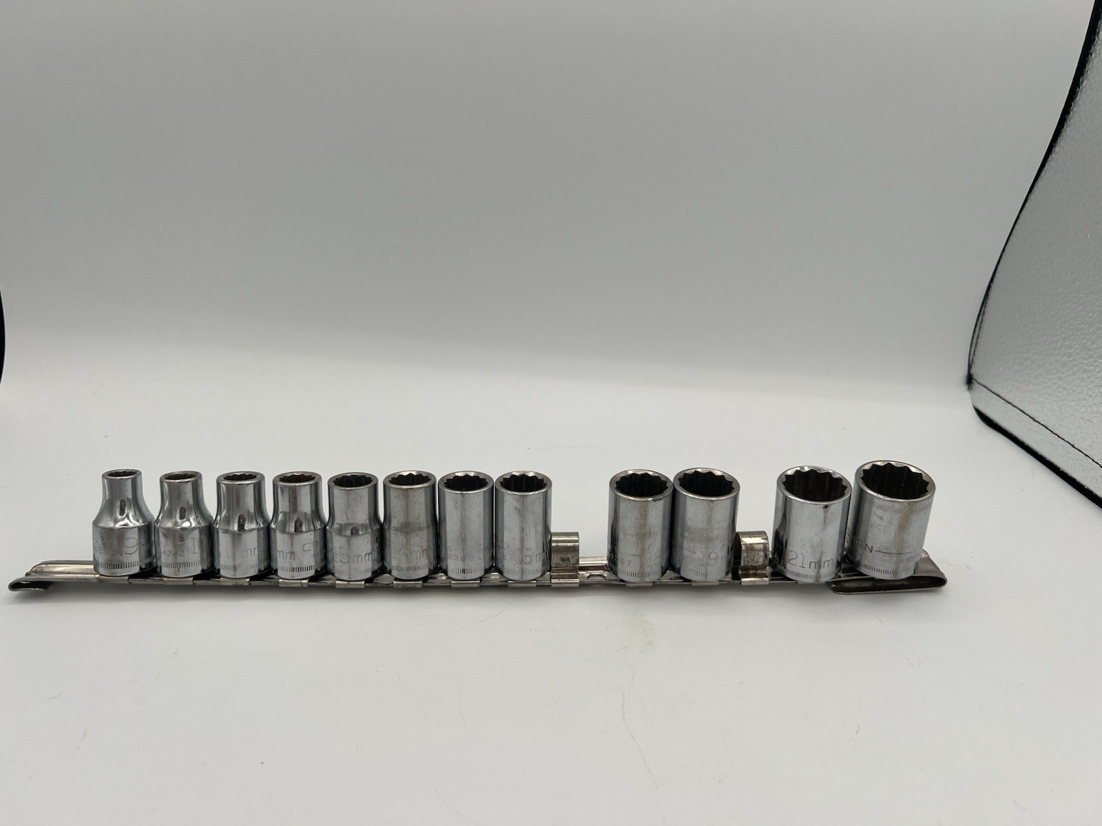 🔧Craftsman VV Series 12‑Point 1/2″ Drive Socket Set on Rail-USA(2 Missing)
